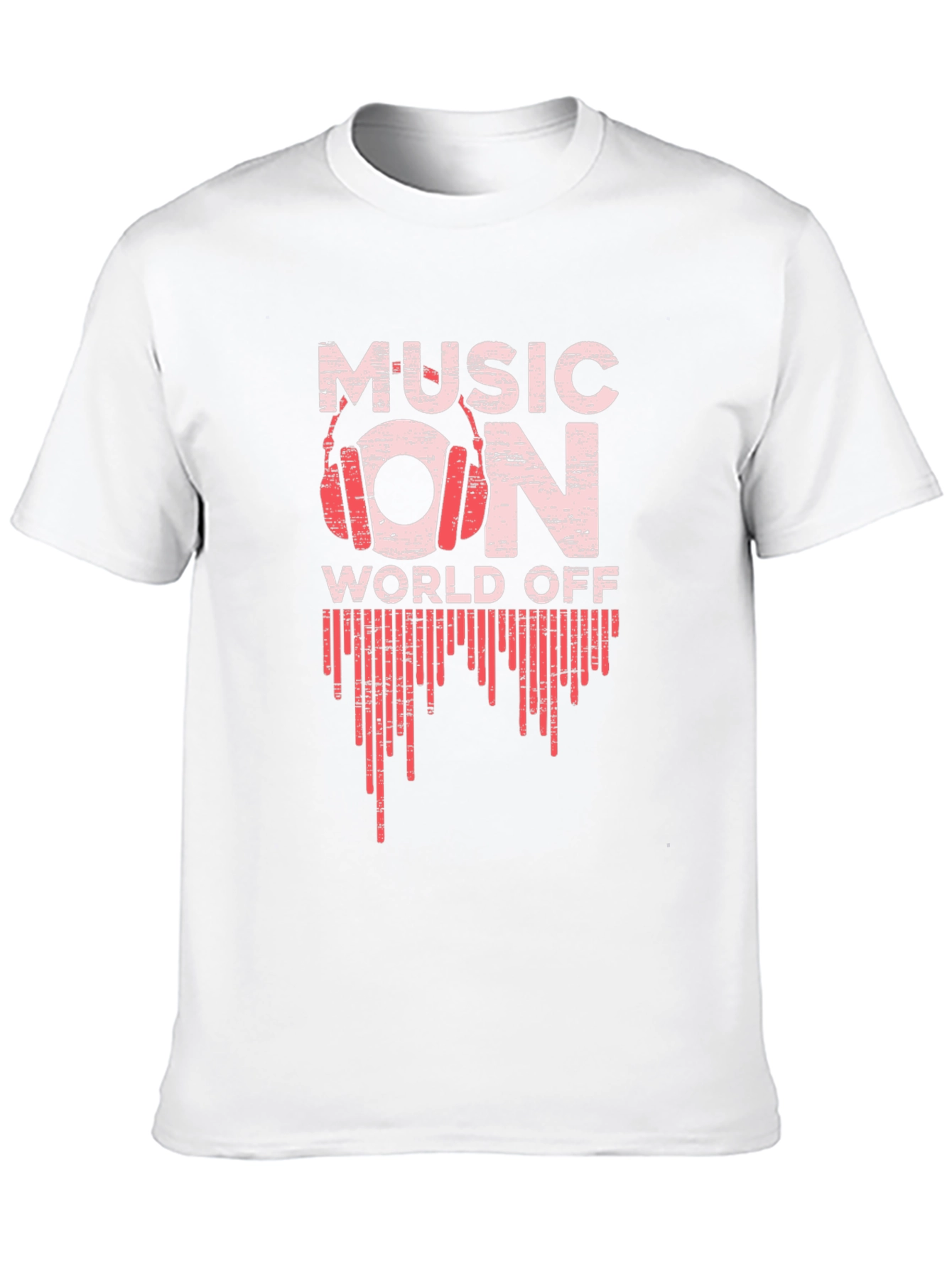 Music On World Off Graphic T-Shirt