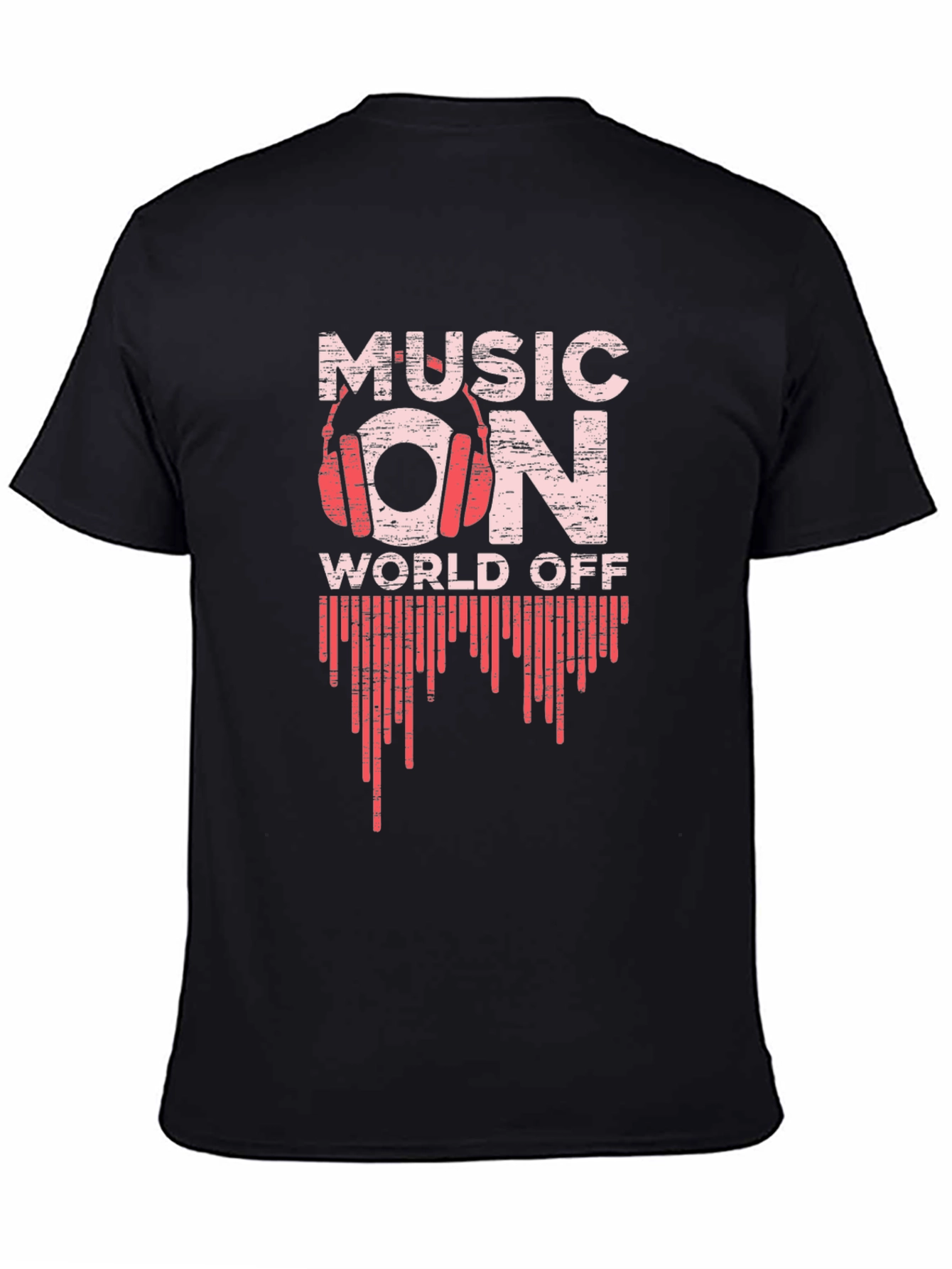 Music On World Off Graphic T-Shirt