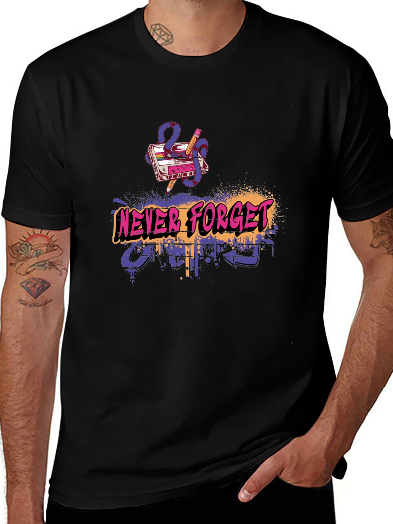 Retro Gamer Never Forget T-Shirt