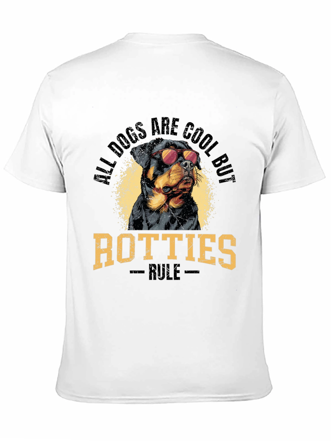 Cool Rotties Rule Black T-Shirt