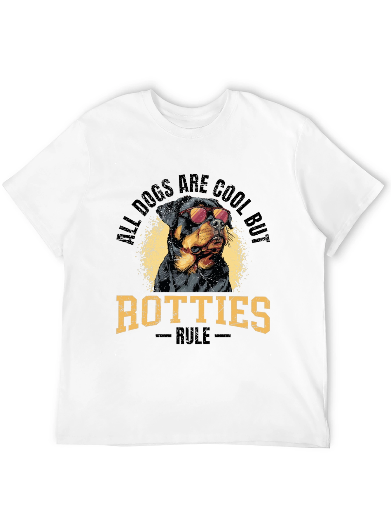 Cool Rotties Rule Black T-Shirt