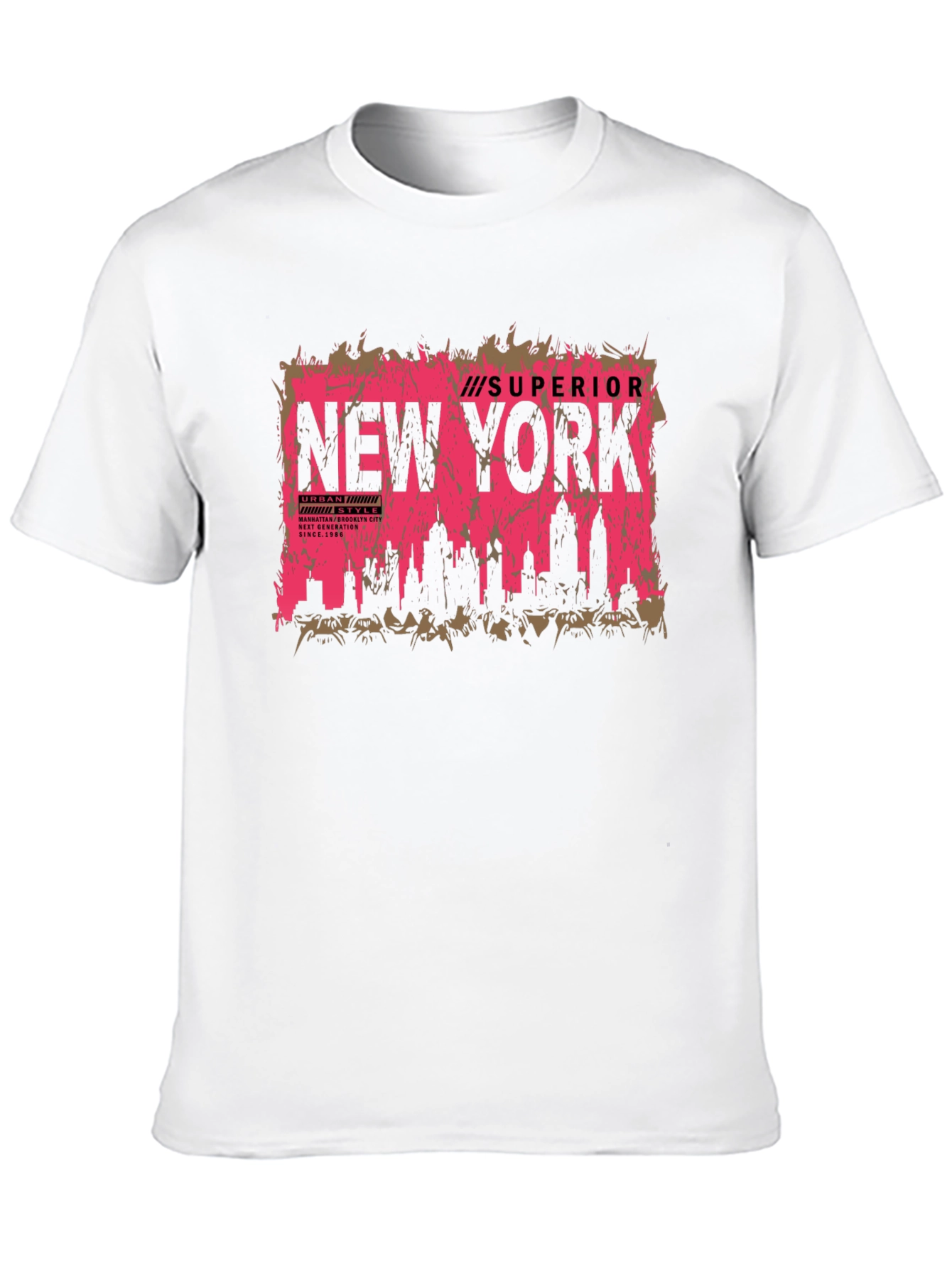 New York City Skyline T-Shirt - Urban Style