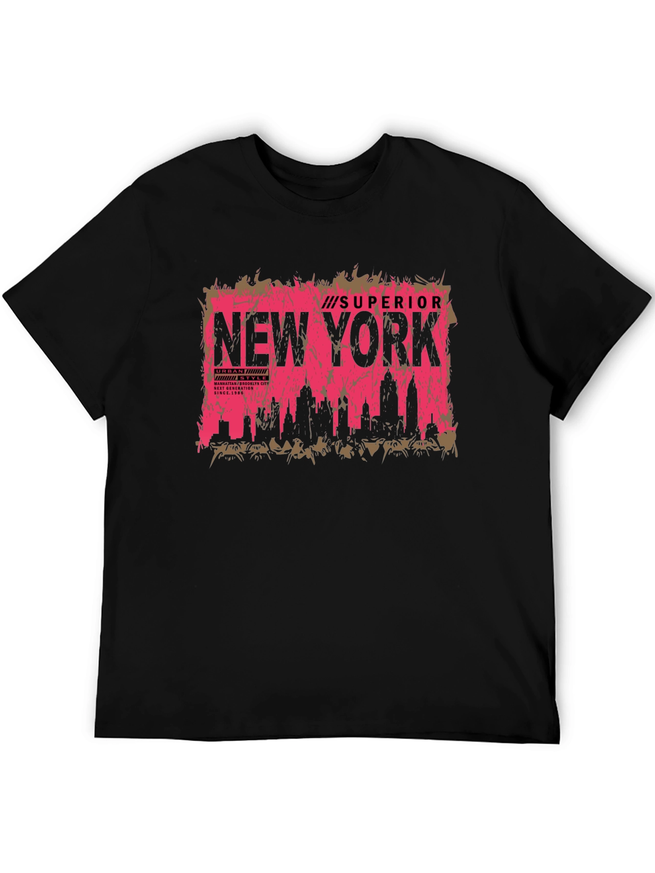 New York City Skyline T-Shirt - Urban Style