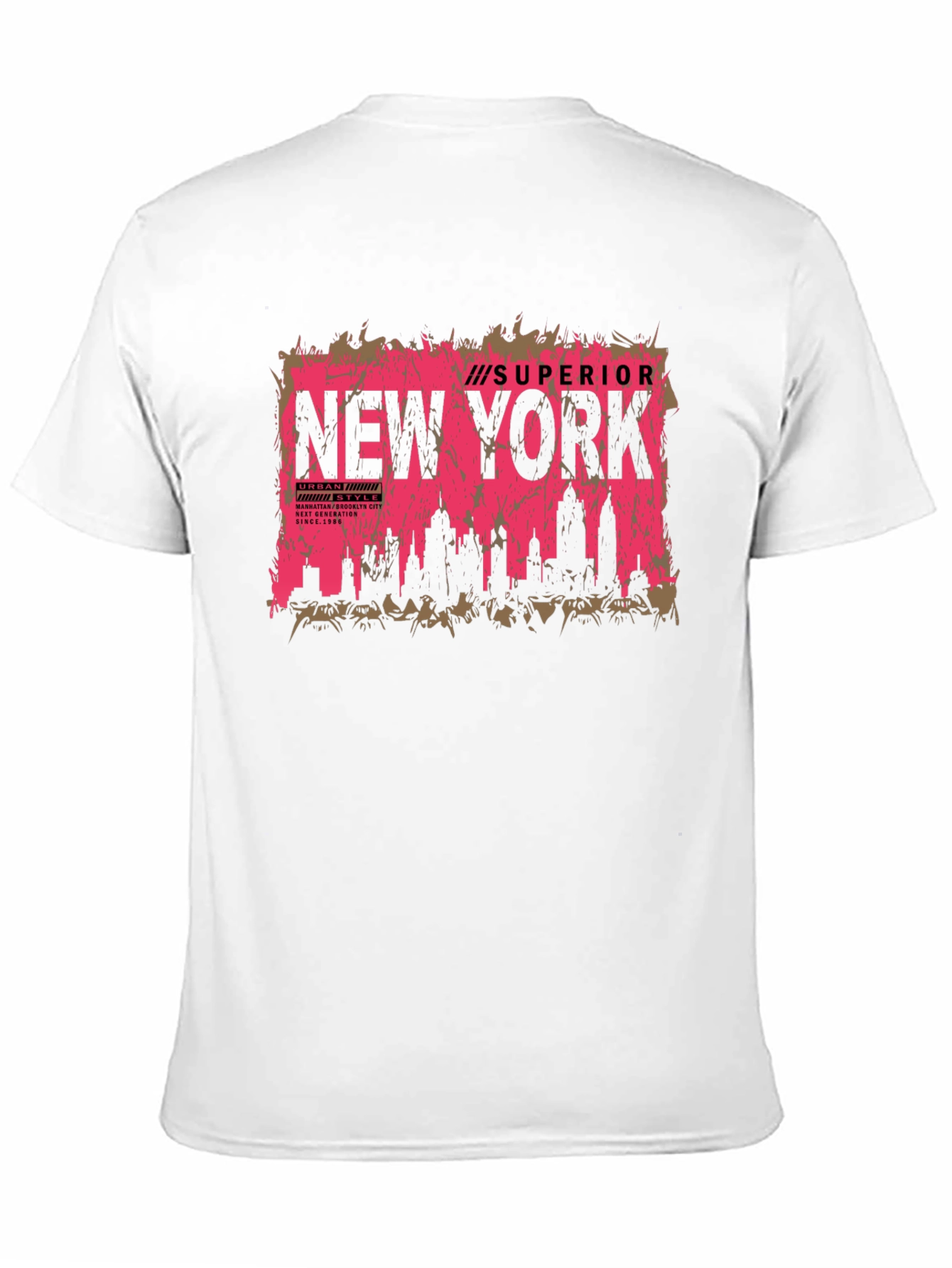 New York City Skyline T-Shirt - Urban Style