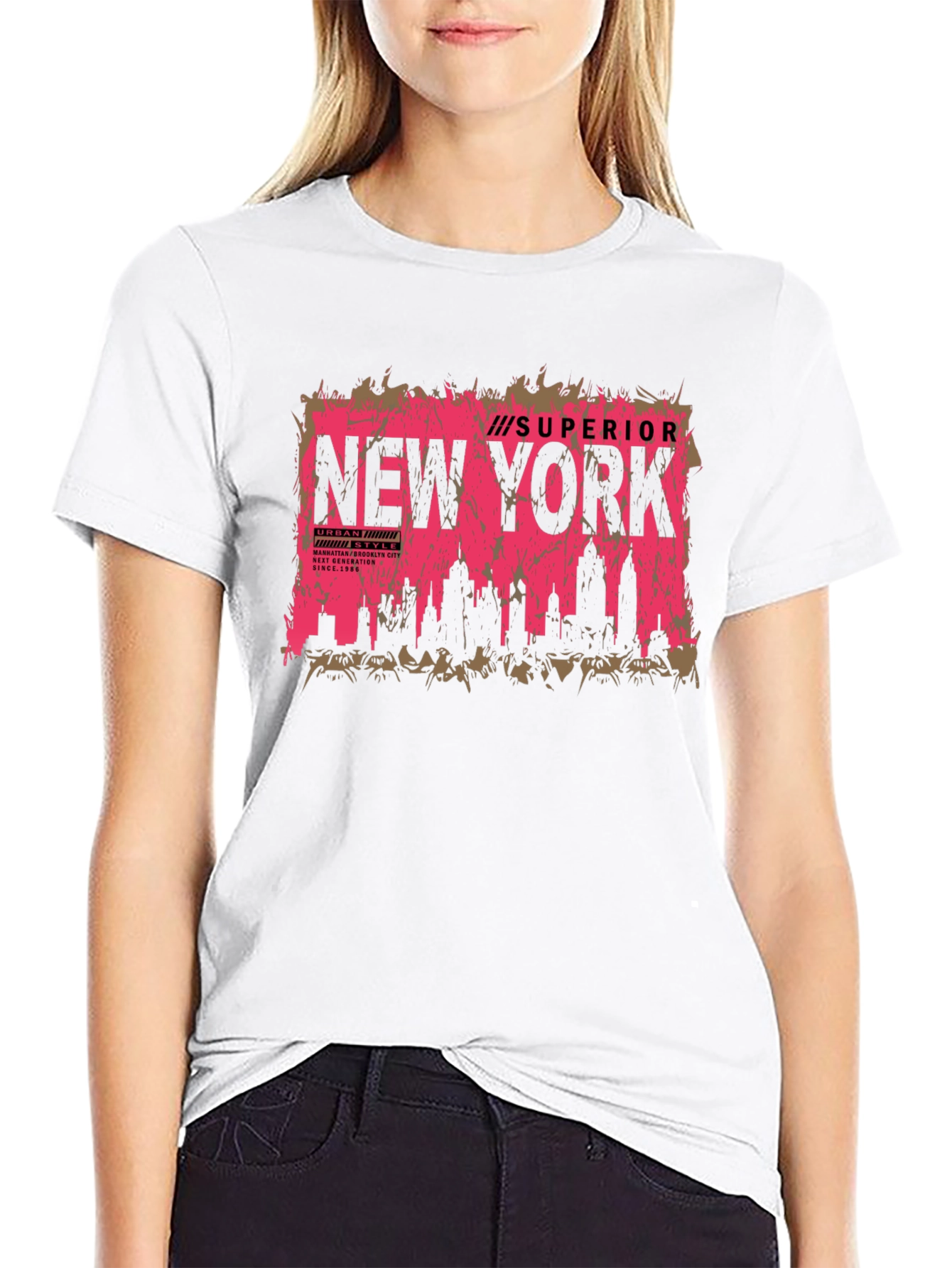 New York City Skyline T-Shirt - Urban Style