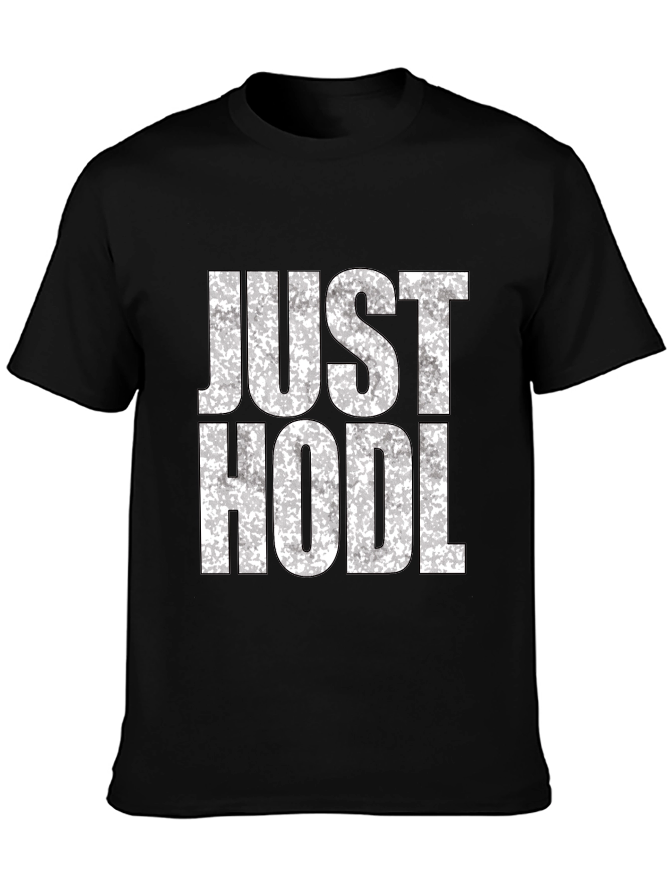 Just Hodl Black Graphic Tee