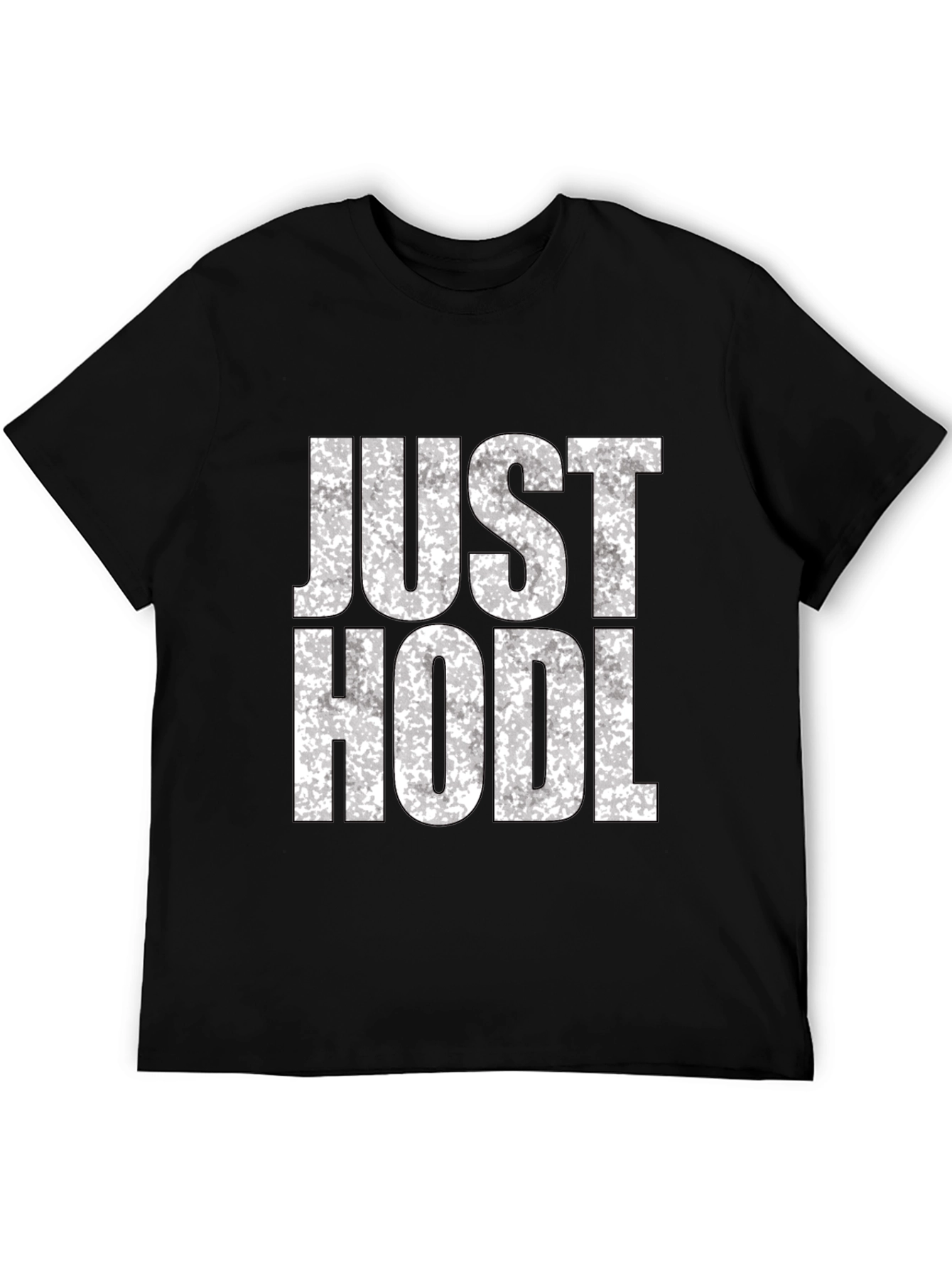 Just Hodl Black Graphic Tee