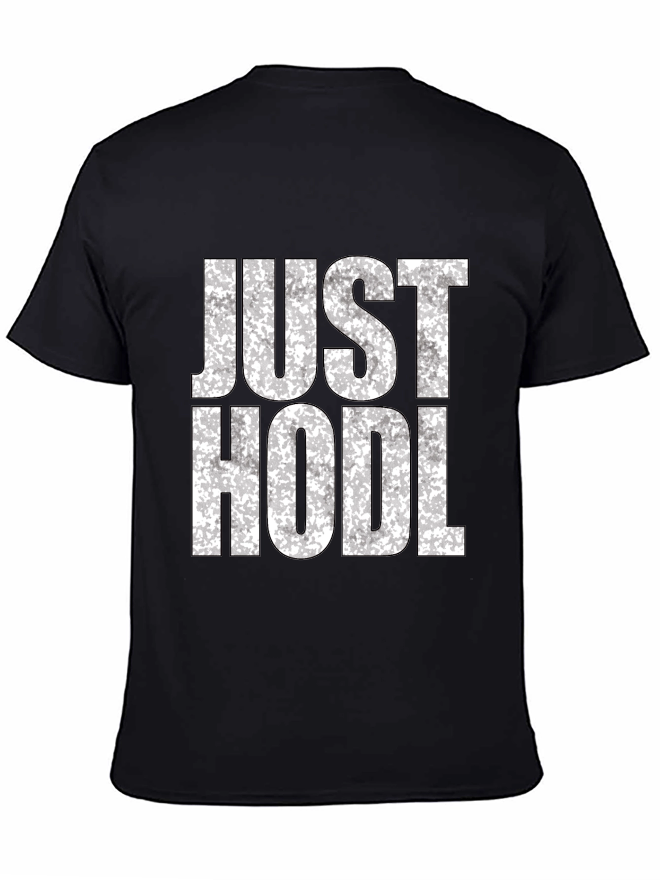 Just Hodl Black Graphic Tee