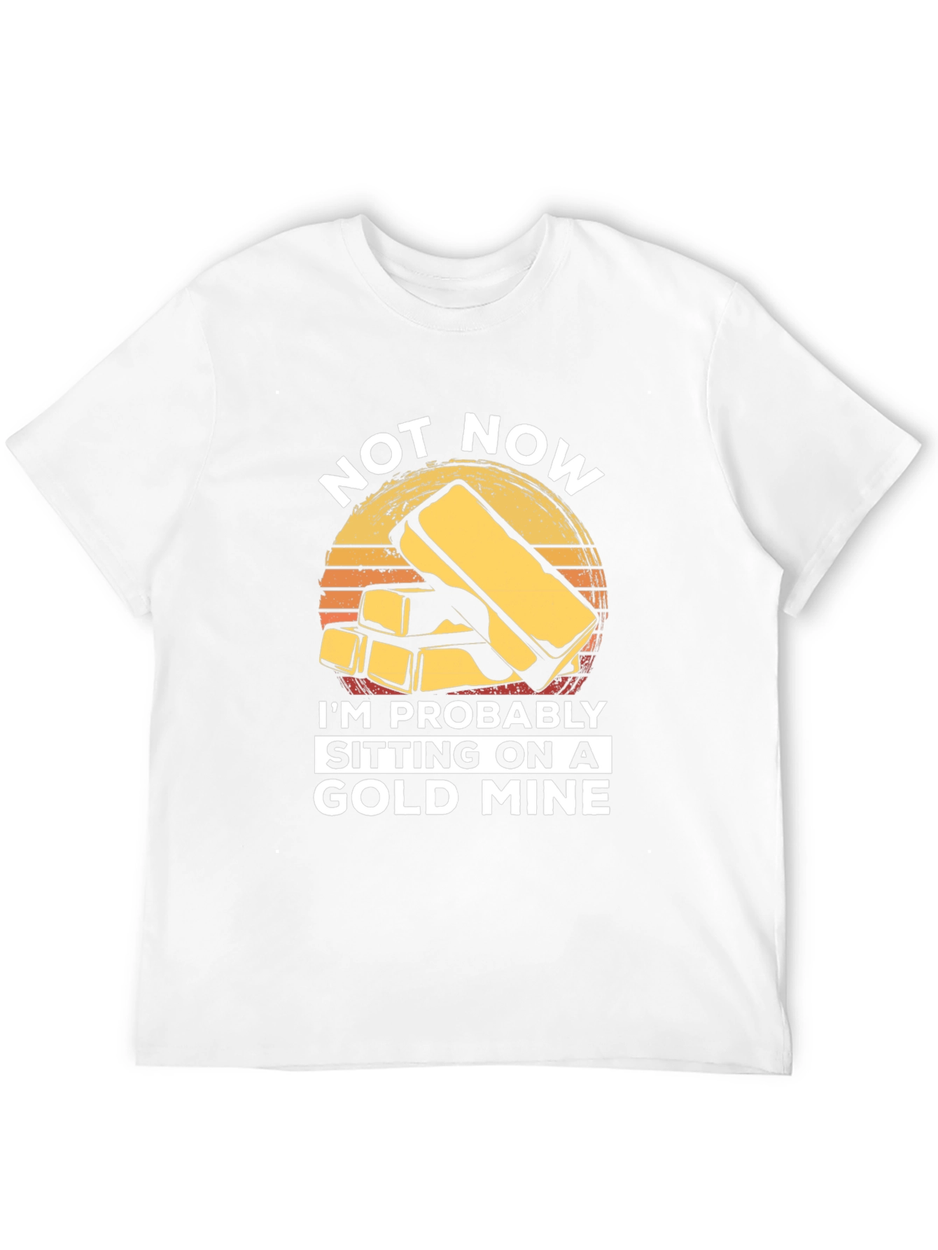 Gold Mine Graphic T-Shirt - Funny Humor Tee