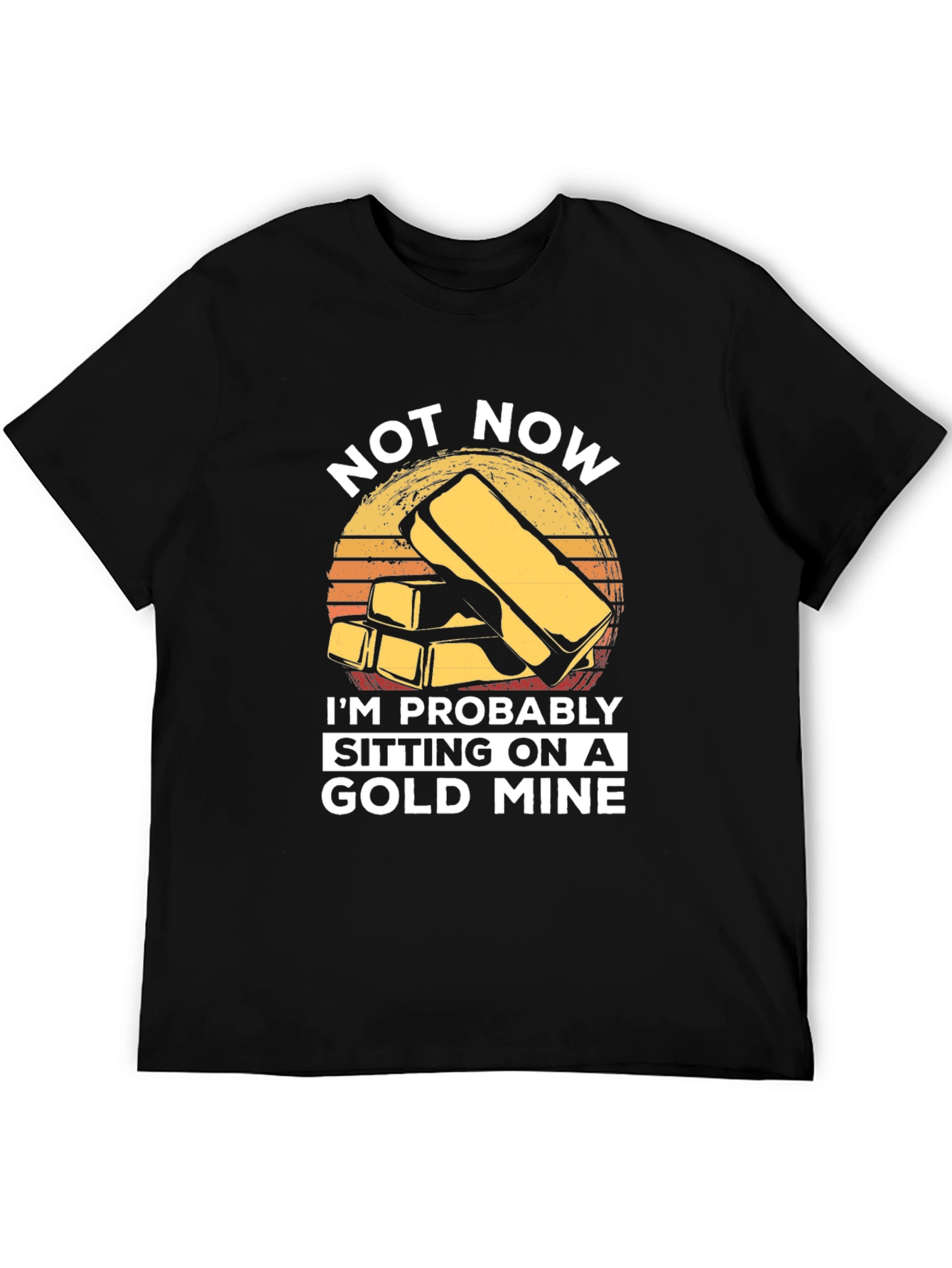 Gold Mine Graphic T-Shirt - Funny Humor Tee