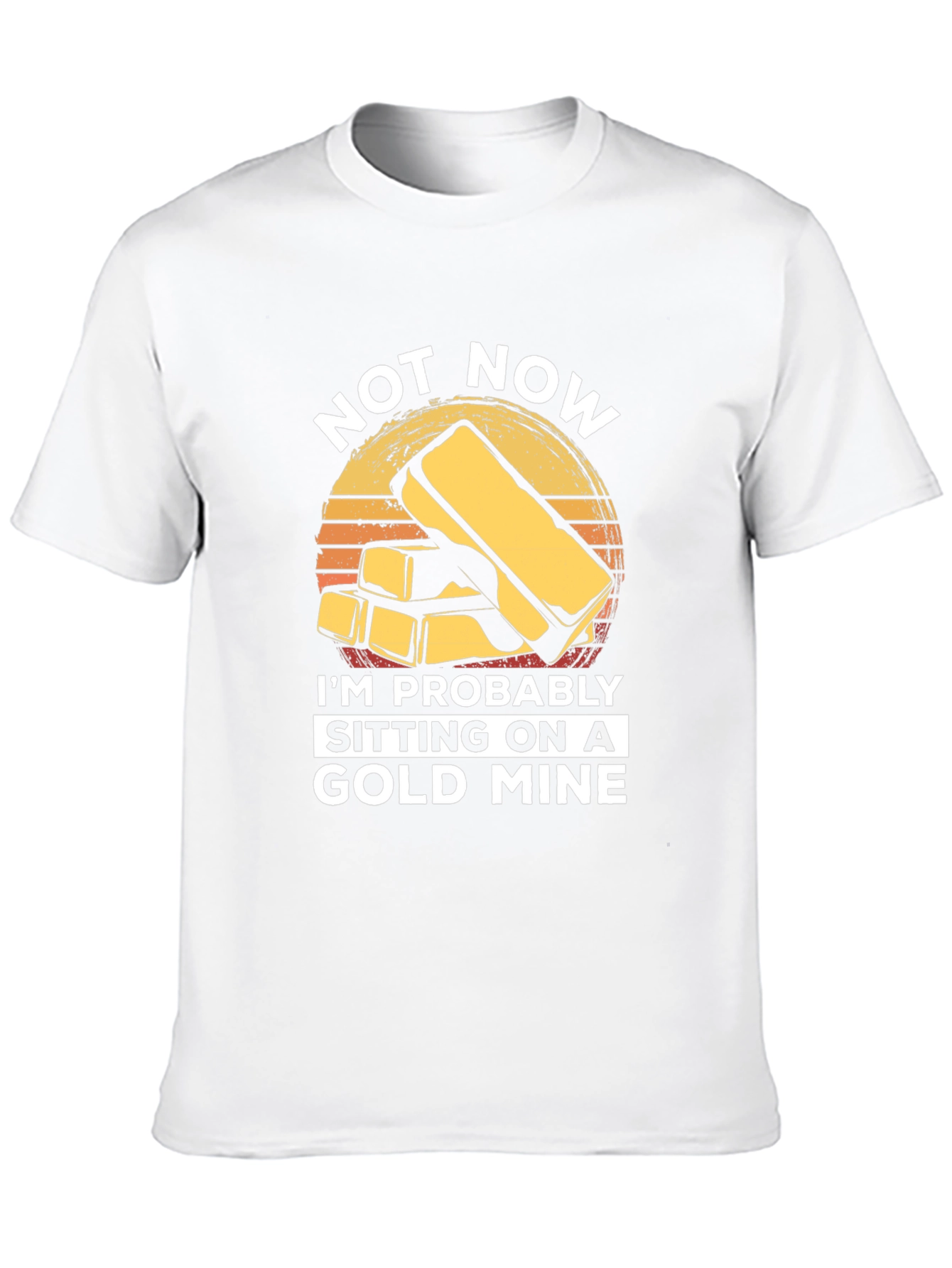 Gold Mine Graphic T-Shirt - Funny Humor Tee