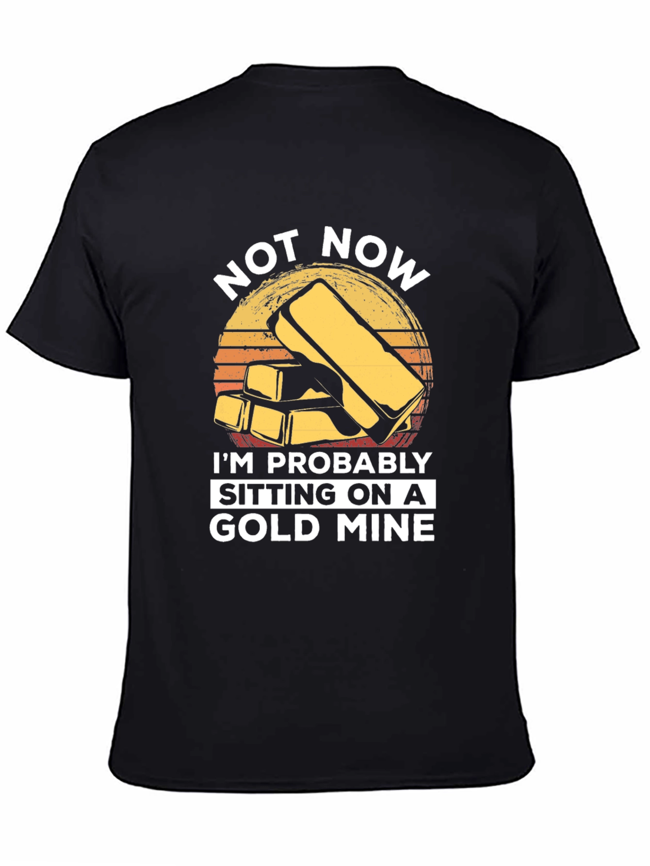 Gold Mine Graphic T-Shirt - Funny Humor Tee