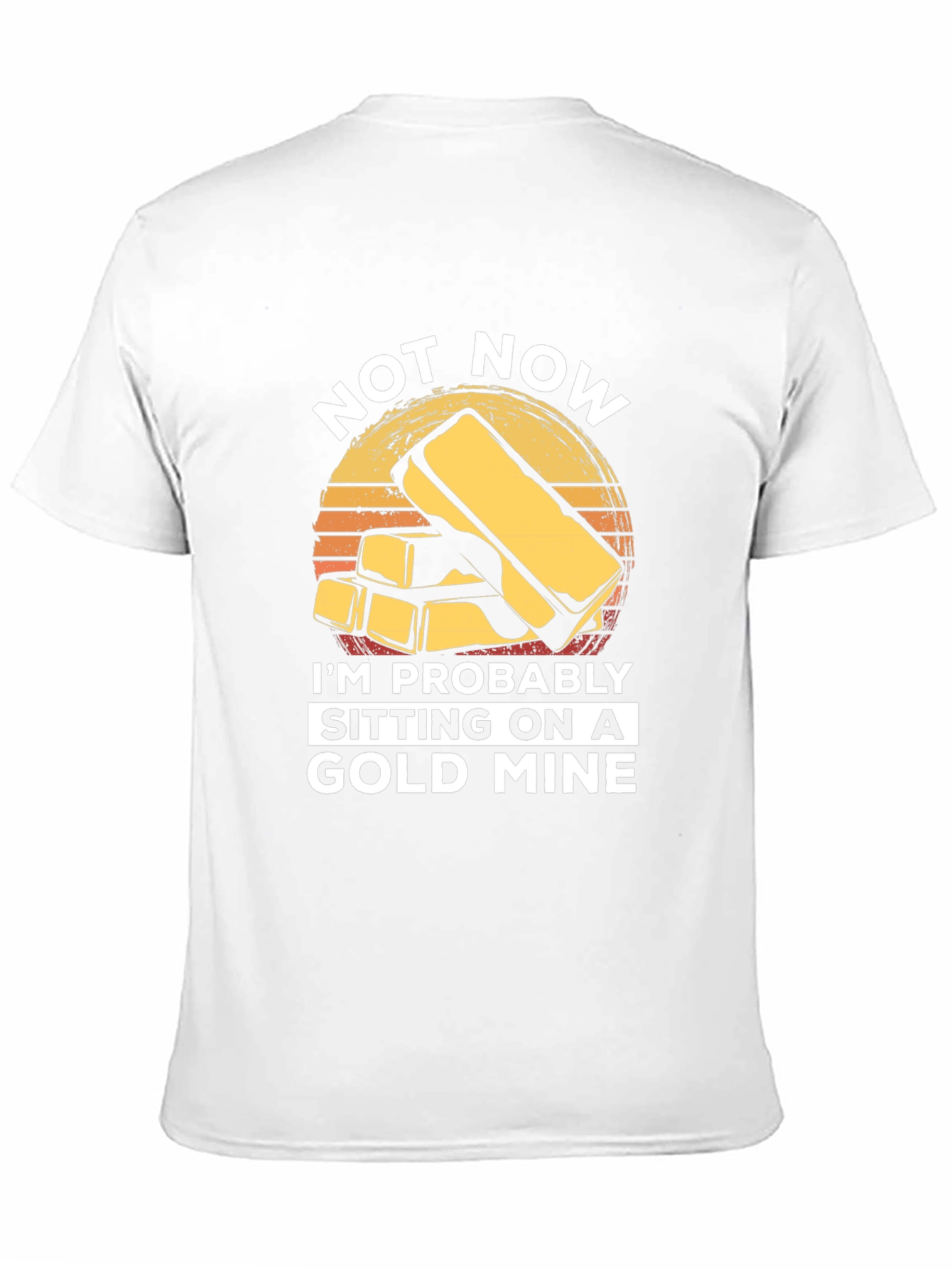 Gold Mine Graphic T-Shirt - Funny Humor Tee