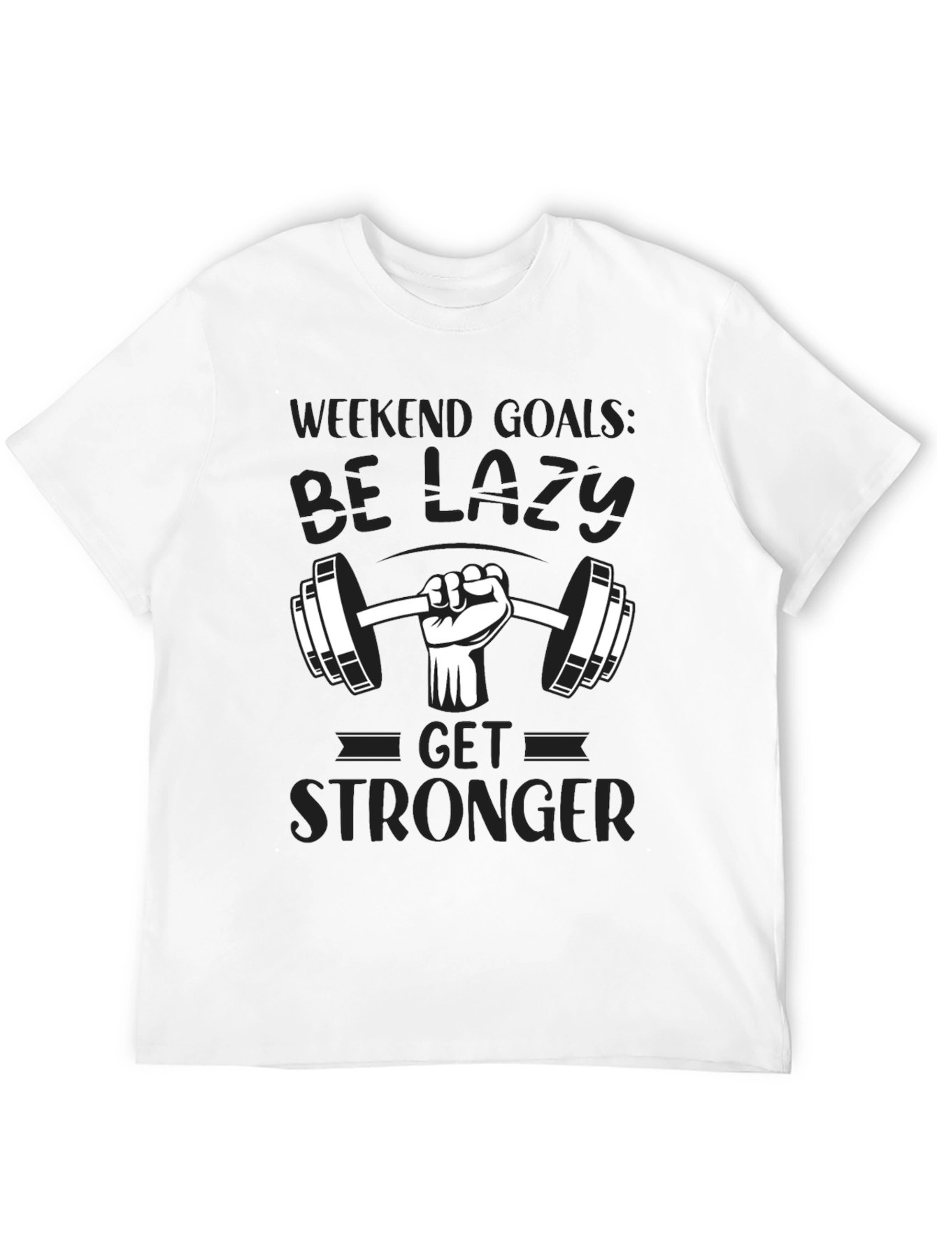 Weekend Goals Lazy Gym T-Shirt