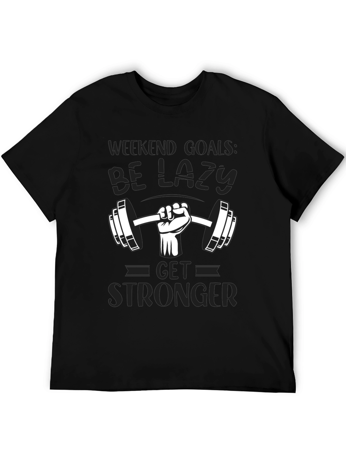 Weekend Goals Lazy Gym T-Shirt