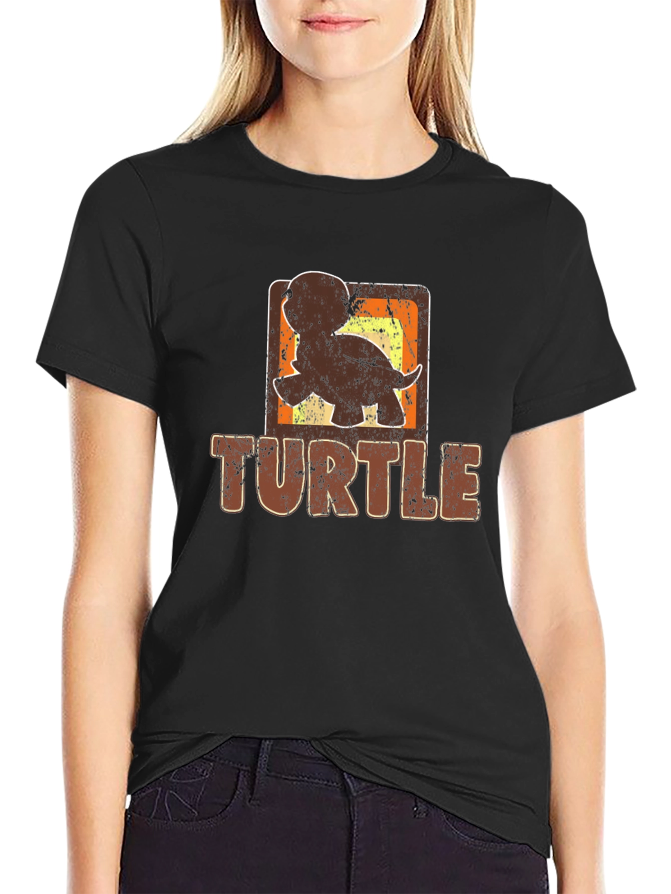 Retro Turtle Graphic Tee - Unique Design