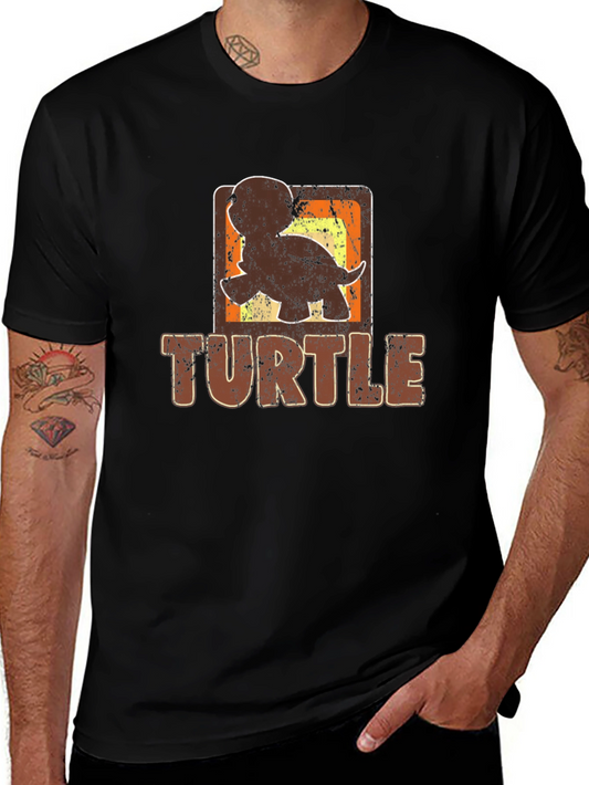 Retro Turtle Graphic Tee - Unique Design