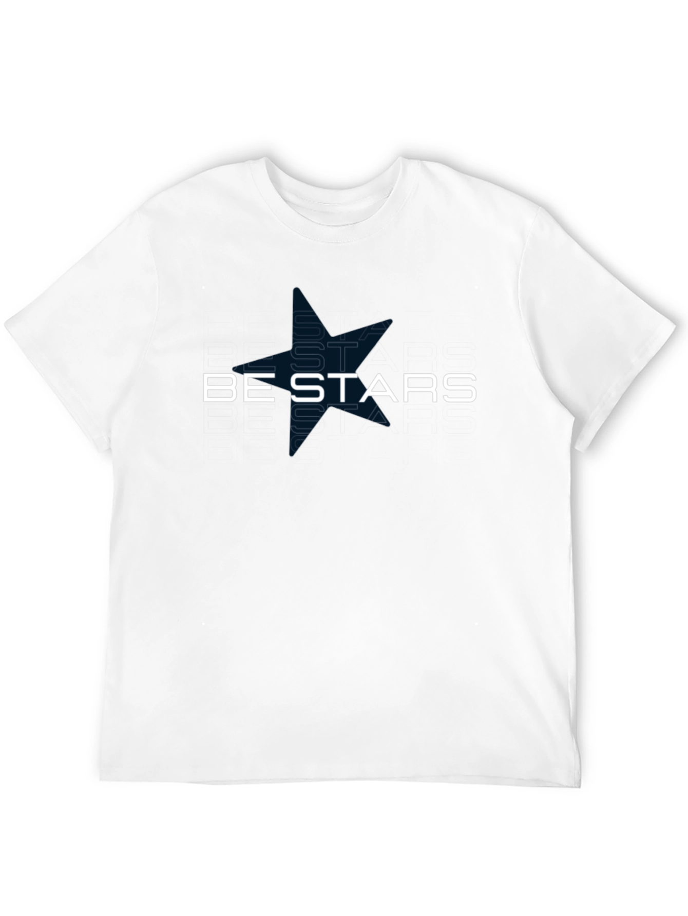 Be Stars Graphic Black T-Shirt