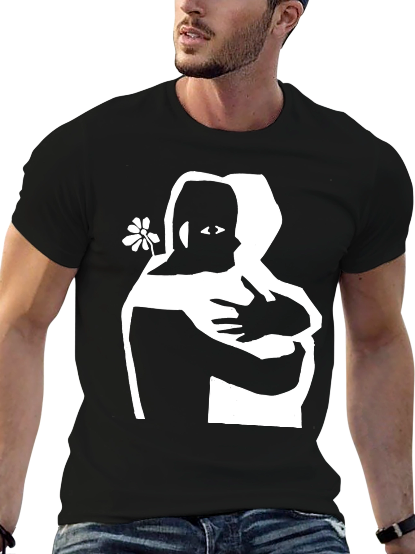 Embrace Graphic Tee - Hugging Design