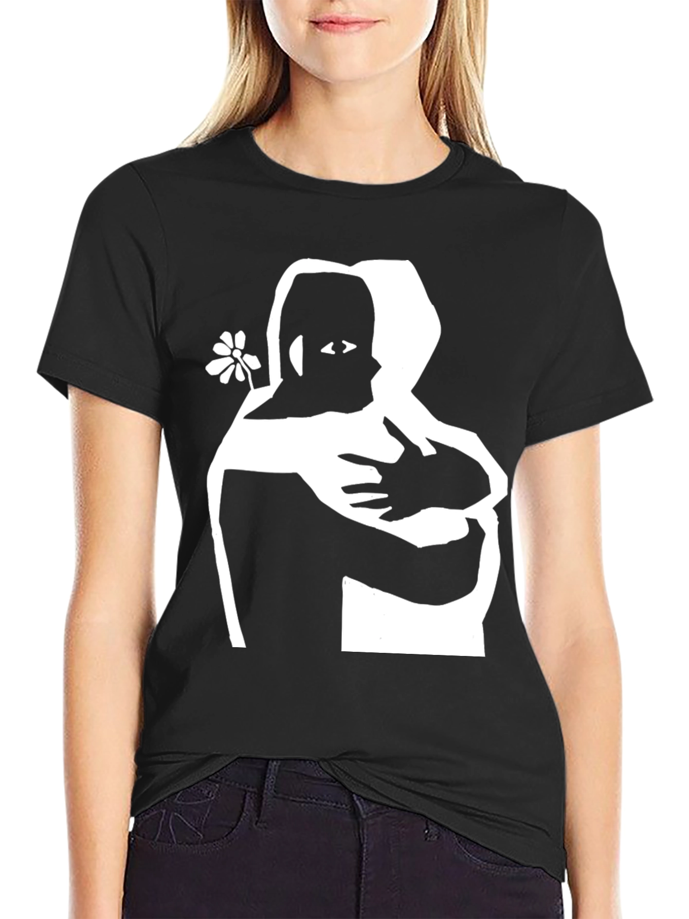 Embrace Graphic Tee - Hugging Design