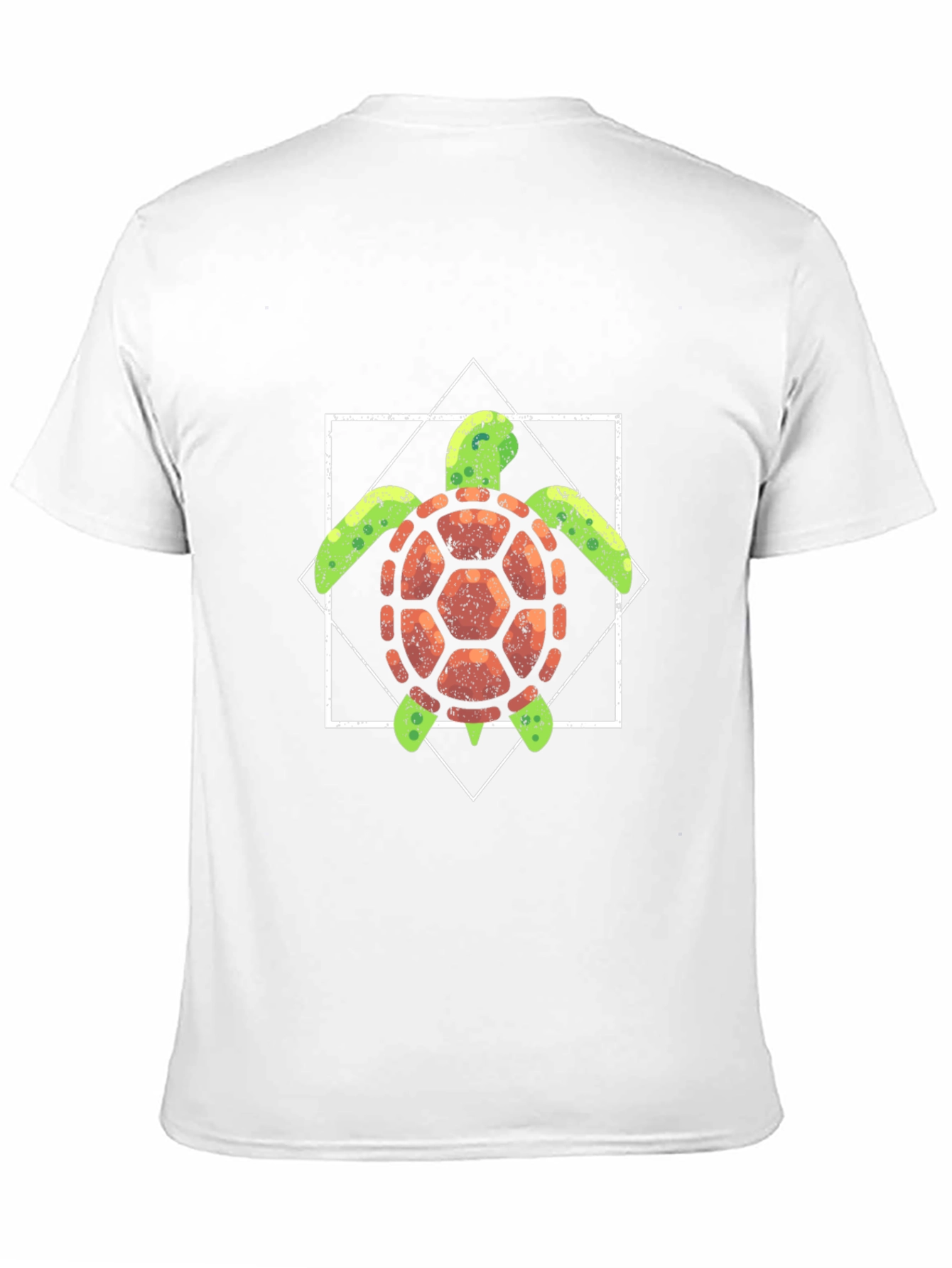 Turtle Graphic Tee - Black Cotton T-Shirt