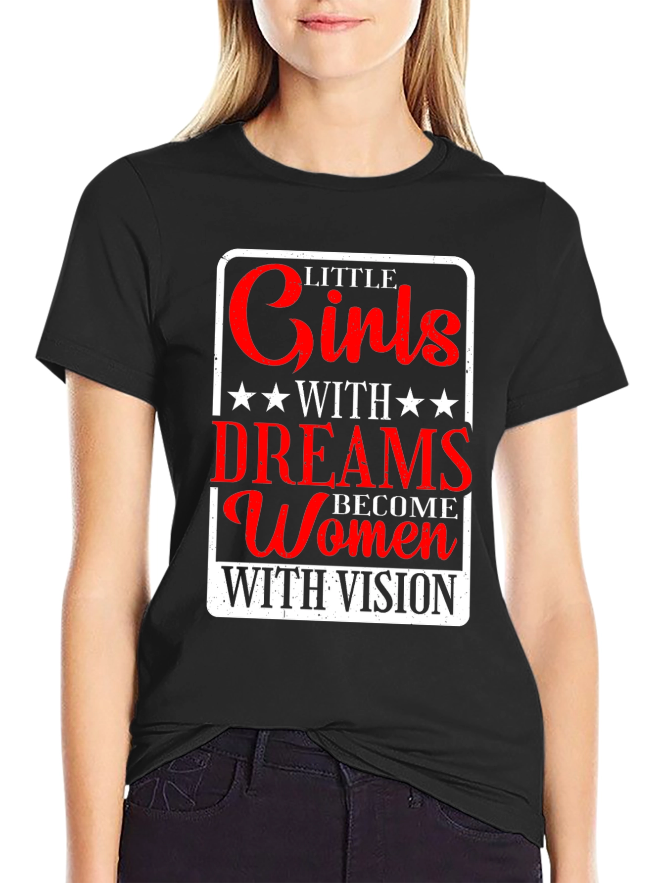 Little Girls with Dreams T-Shirt - Empowering Women Visionaries