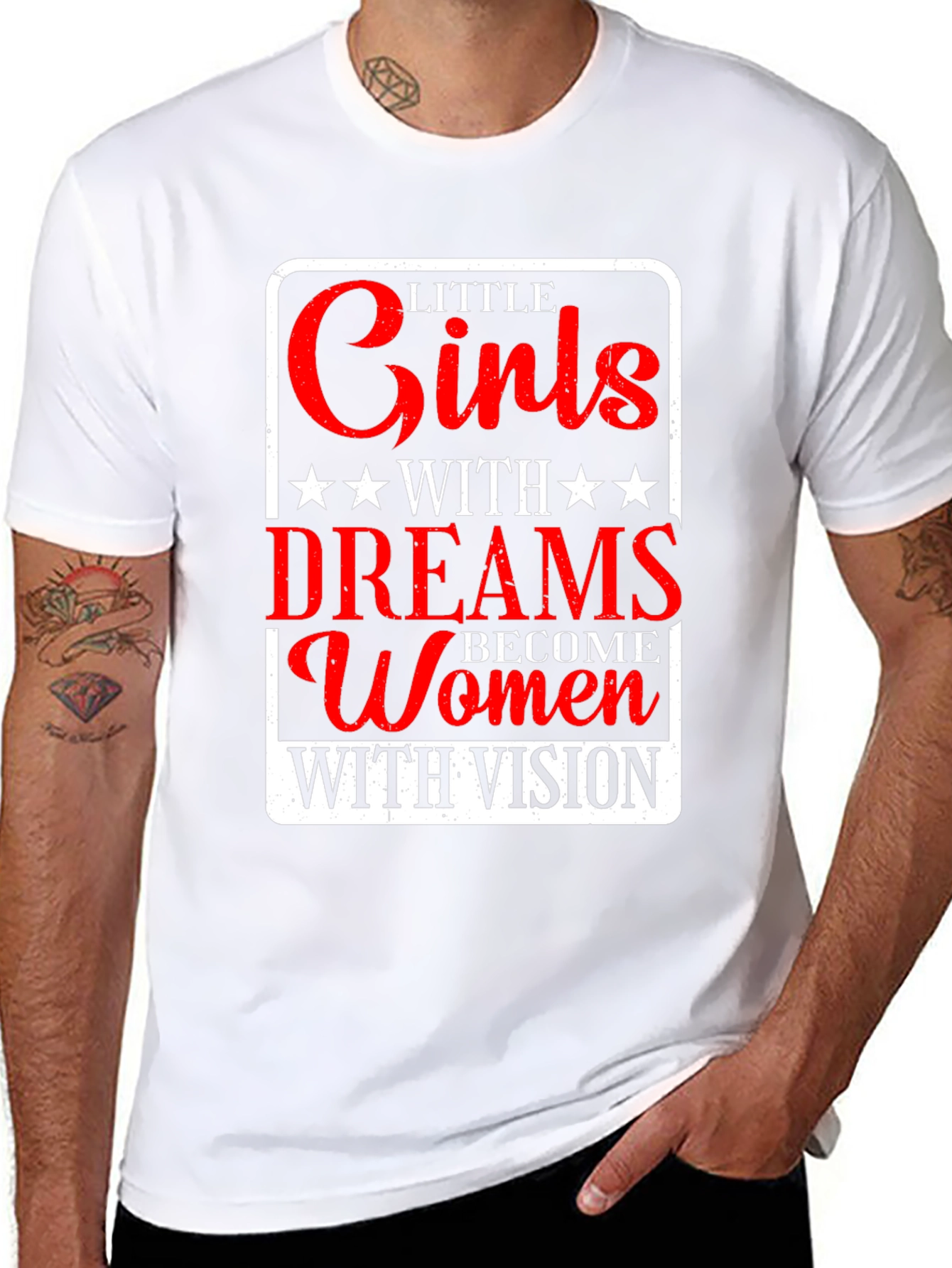 Little Girls with Dreams T-Shirt - Empowering Women Visionaries