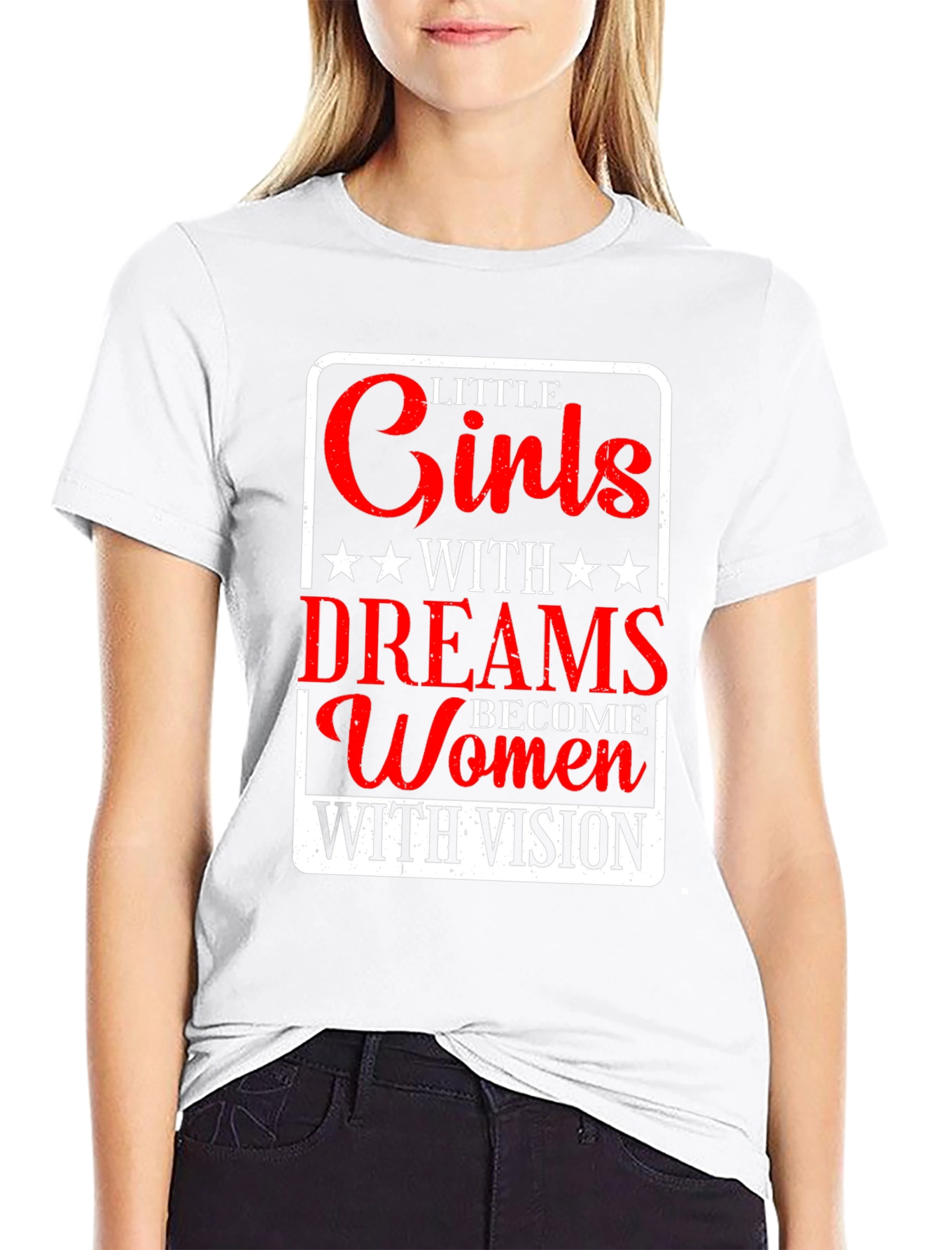 Little Girls with Dreams T-Shirt - Empowering Women Visionaries
