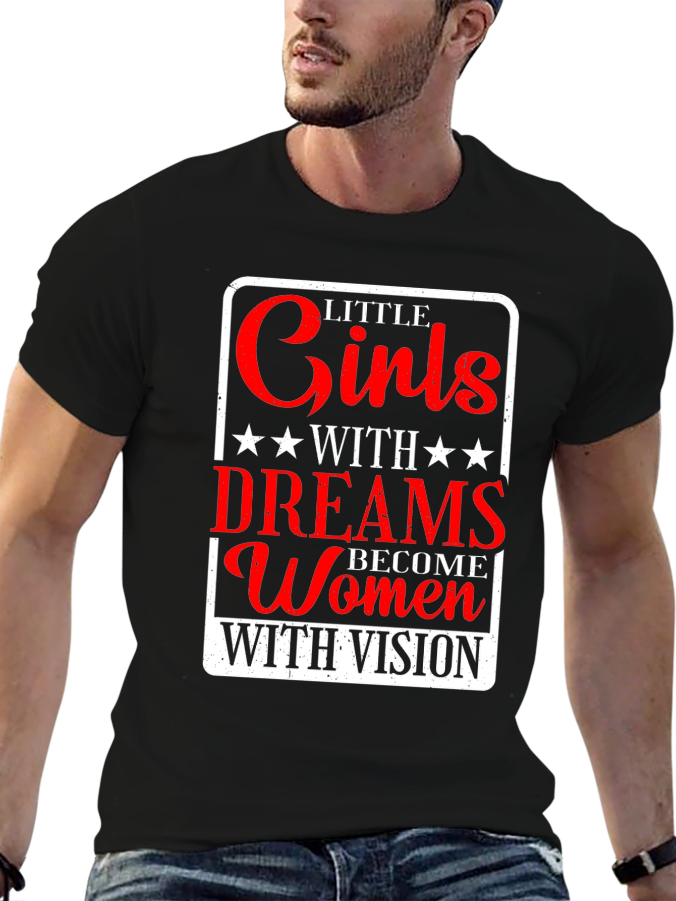 Little Girls with Dreams T-Shirt - Empowering Women Visionaries