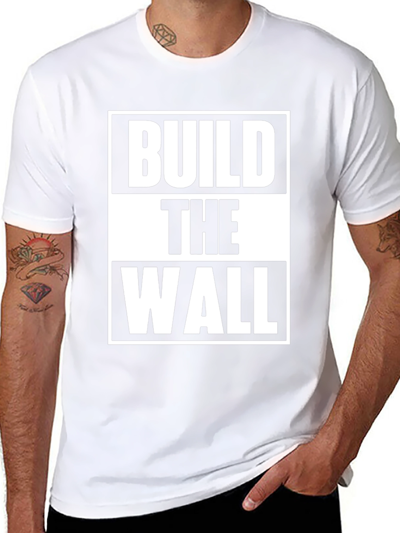 Build The Wall Graphic Tee