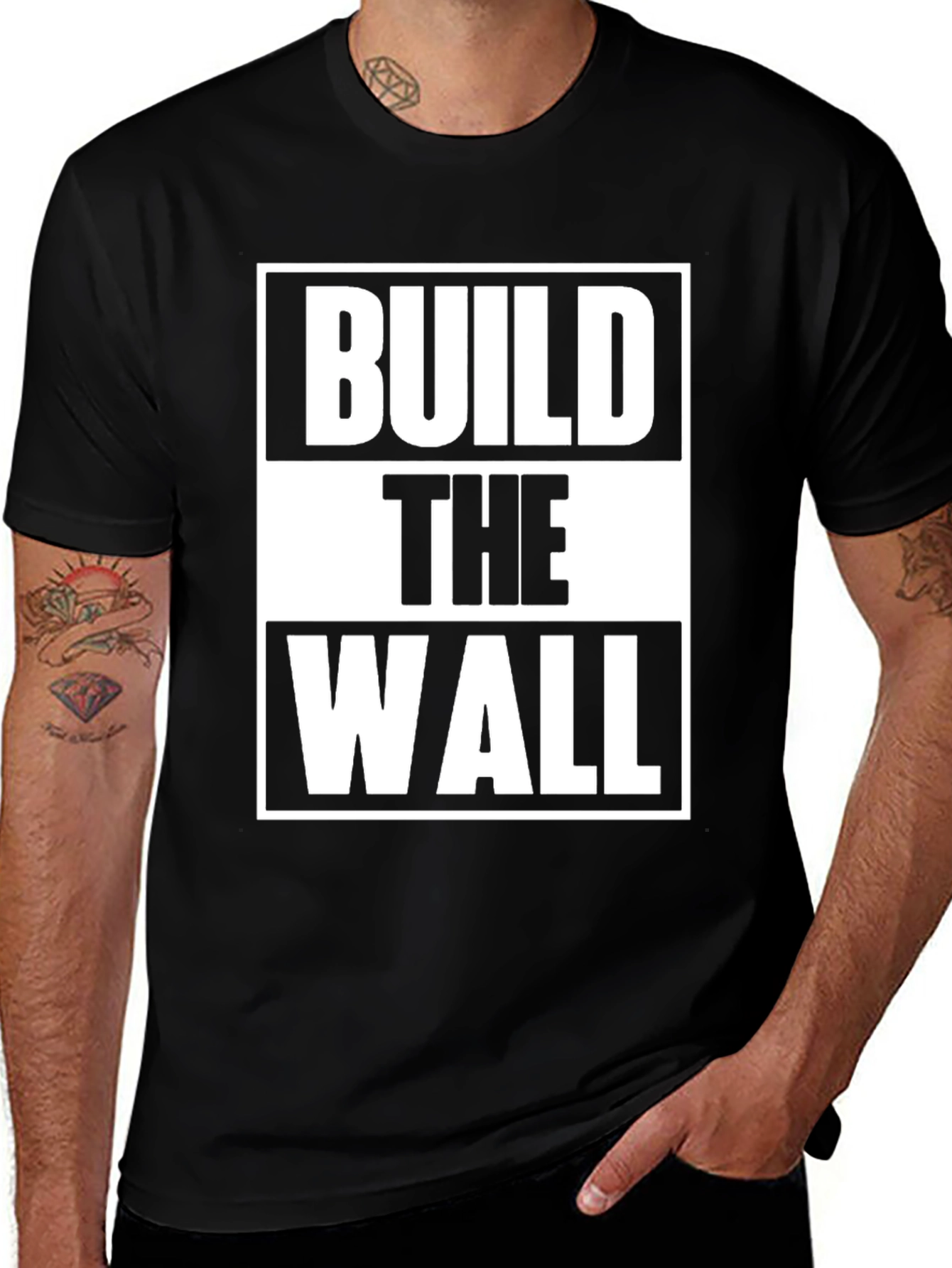 Build The Wall Graphic Tee