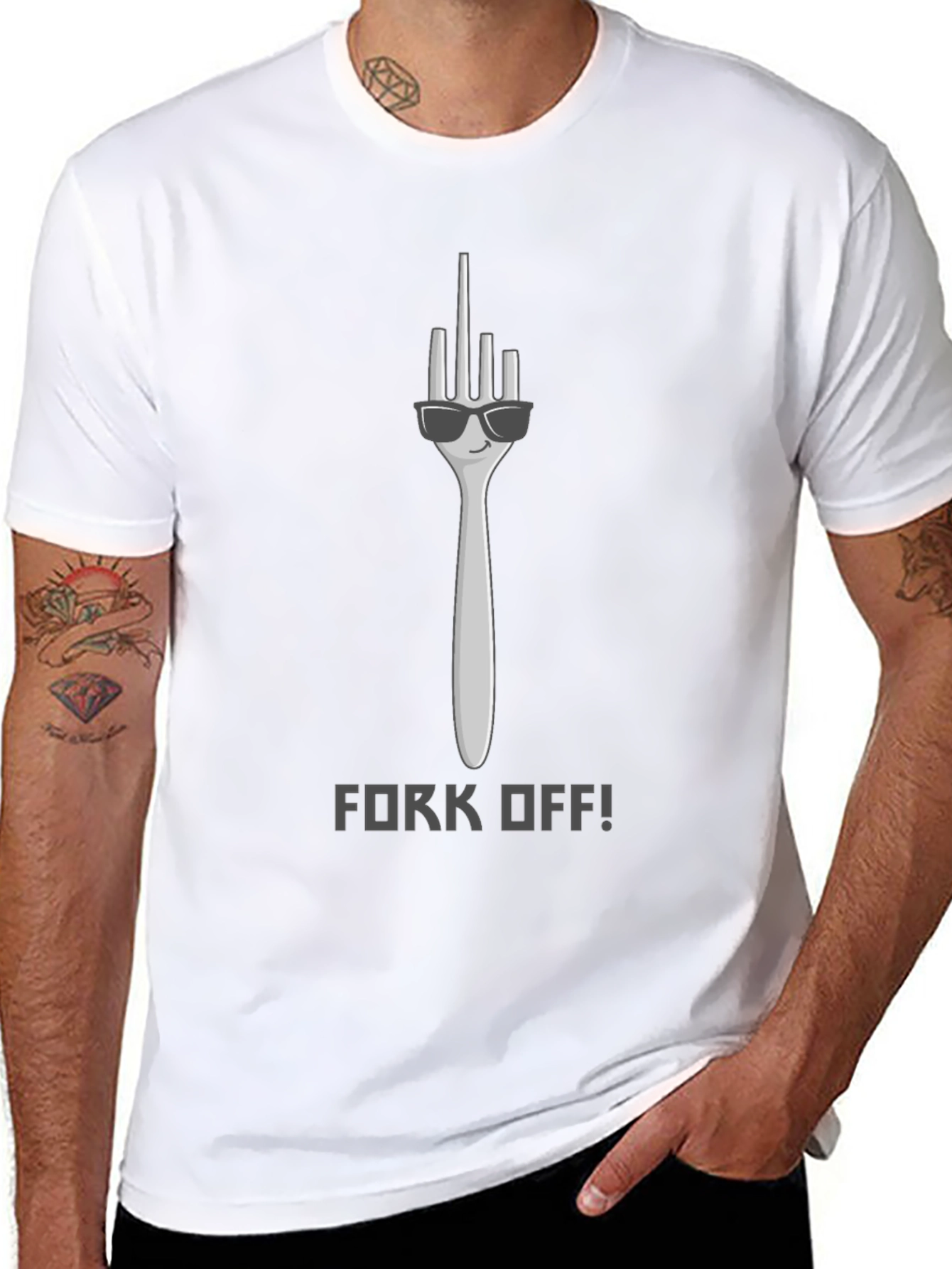 Fork Off T-Shirt - Funny Graphic Tee