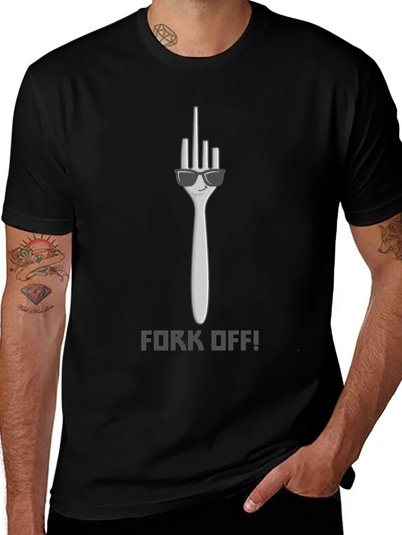 Fork Off T-Shirt - Funny Graphic Tee