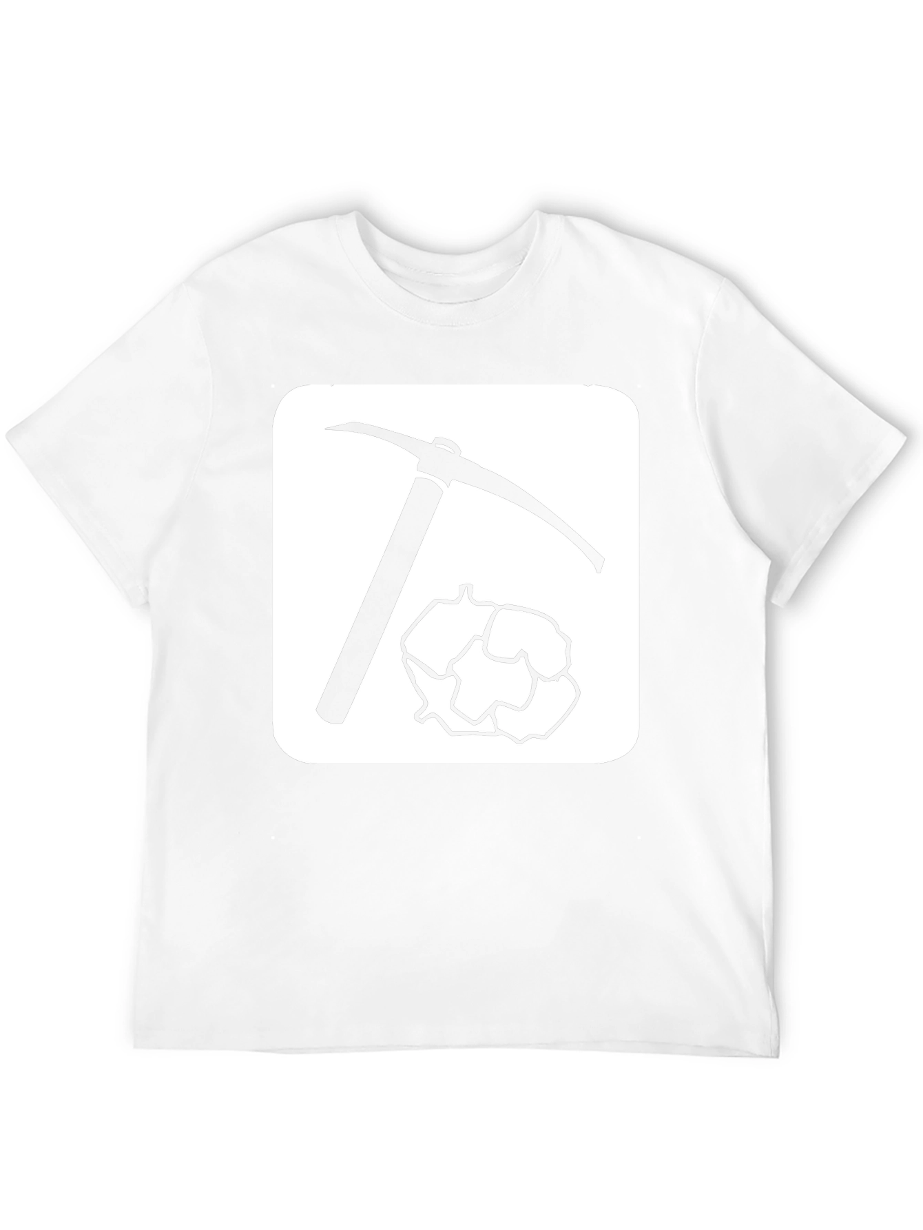 Miners Pick T-Shirt - Black Cotton Blend