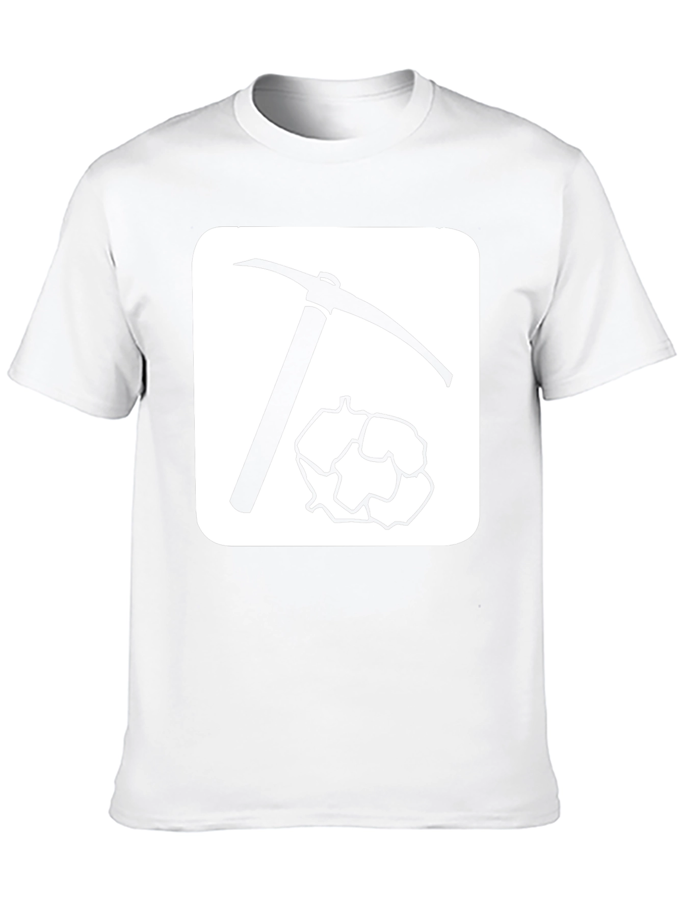 Miners Pick T-Shirt - Black Cotton Blend
