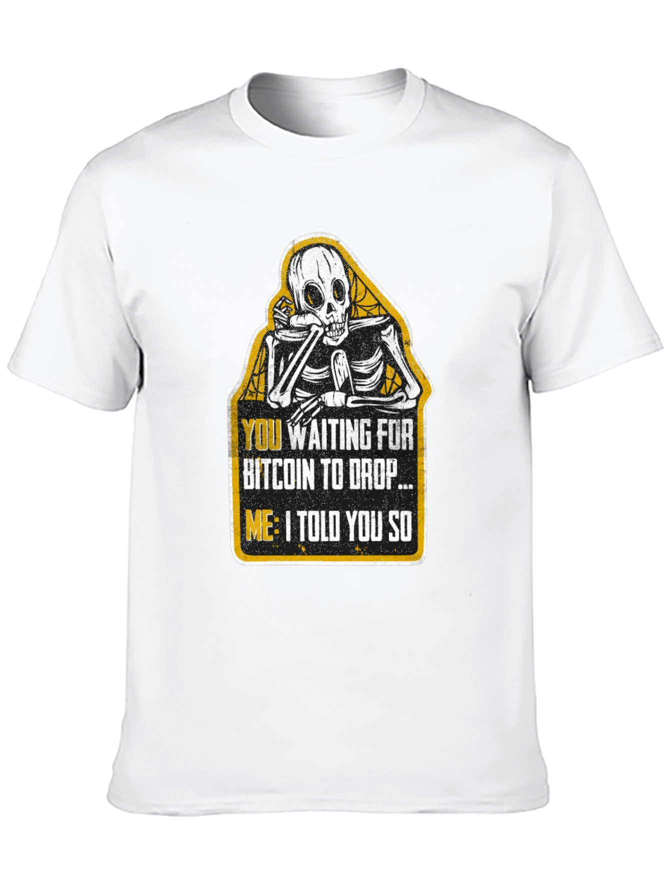 Bitcoin Skeptic T-Shirt - Crypto Investor Humor