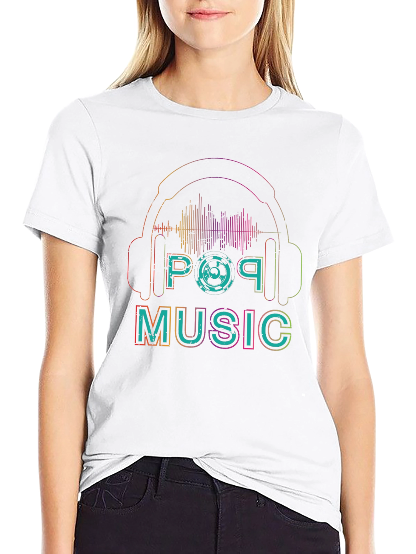 Pop Music Graphic Tee - Unique Design