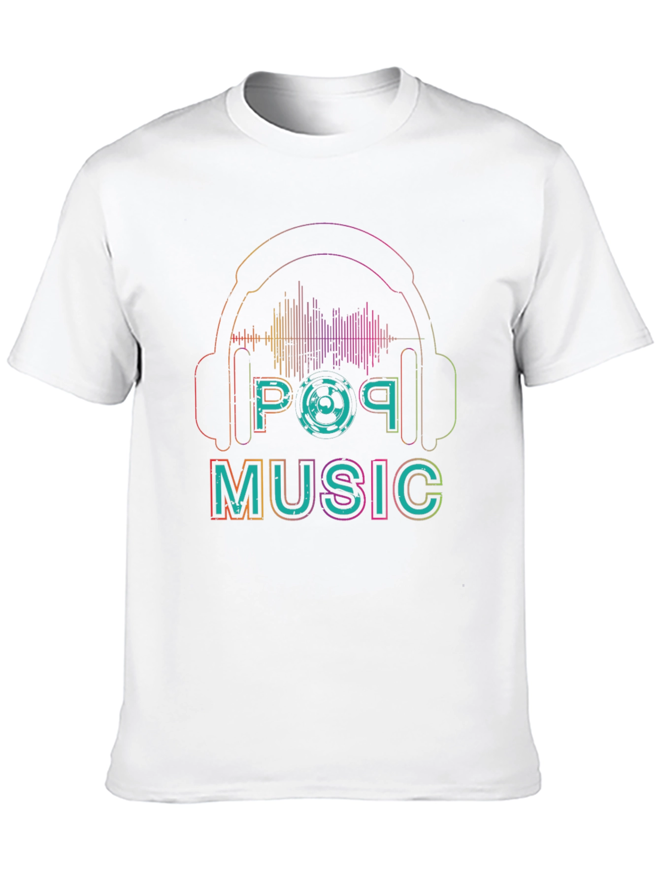 Pop Music Graphic Tee - Unique Design