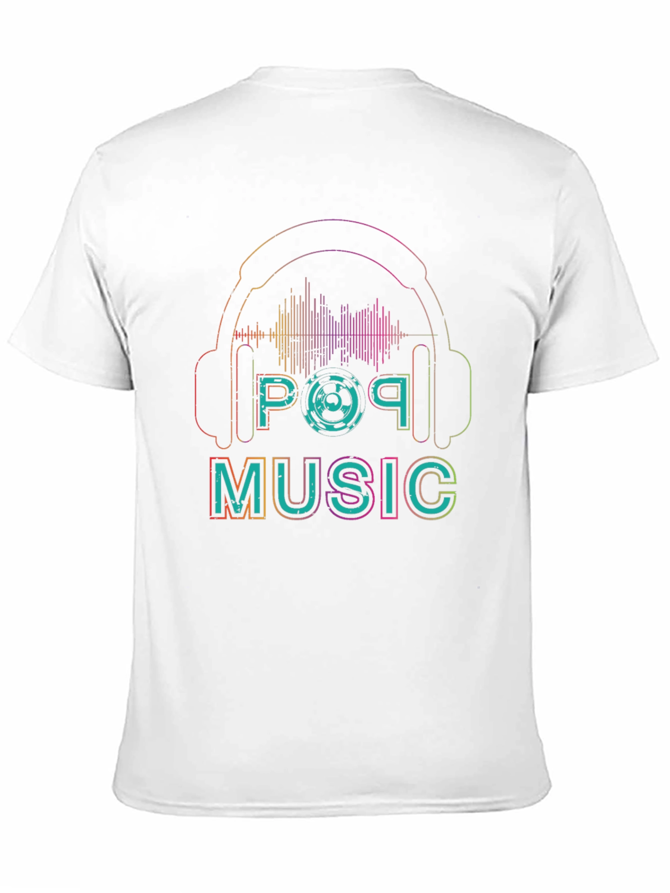 Pop Music Graphic Tee - Unique Design