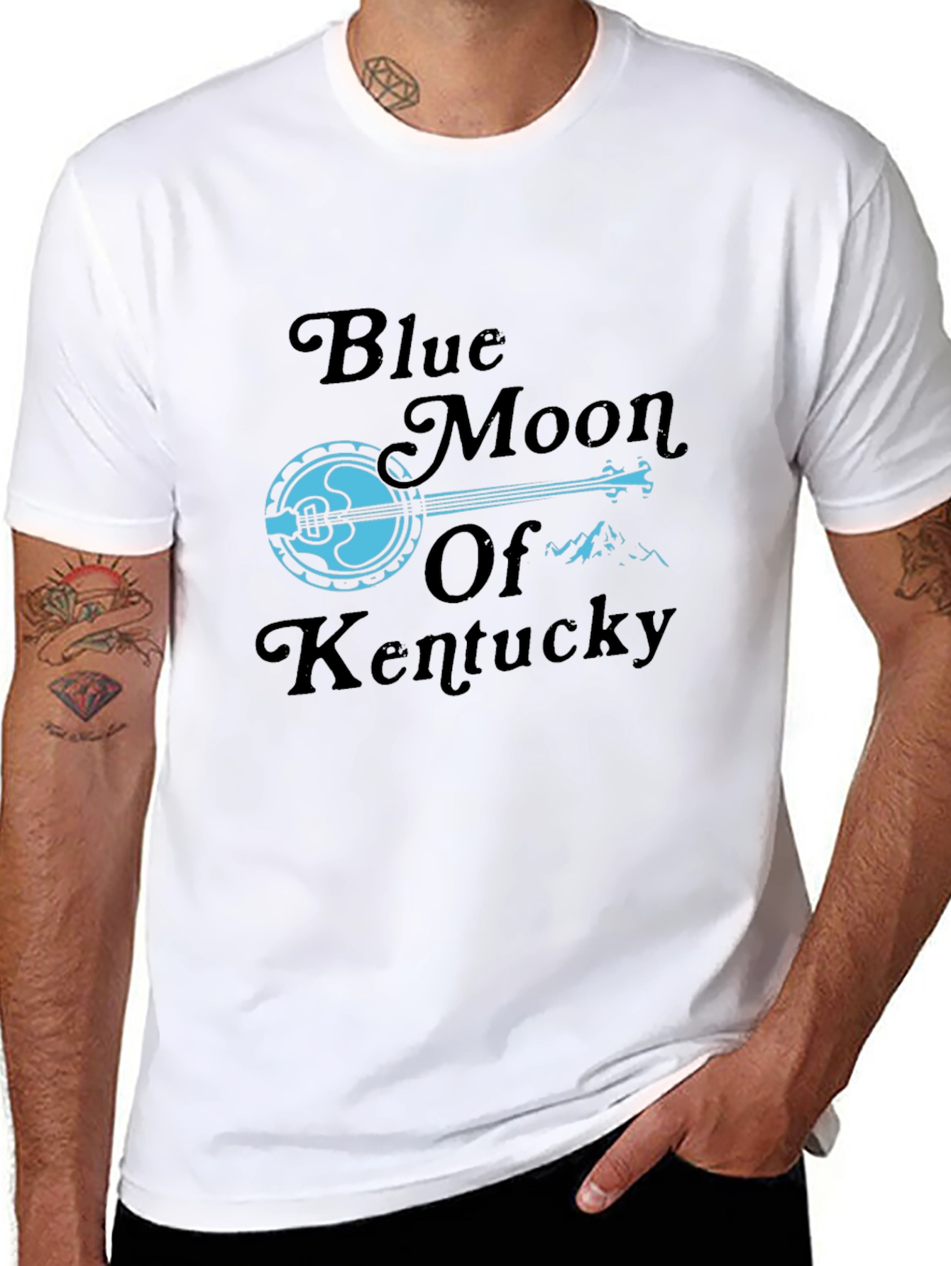 Blue Moon of Kentucky Graphic T-Shirt