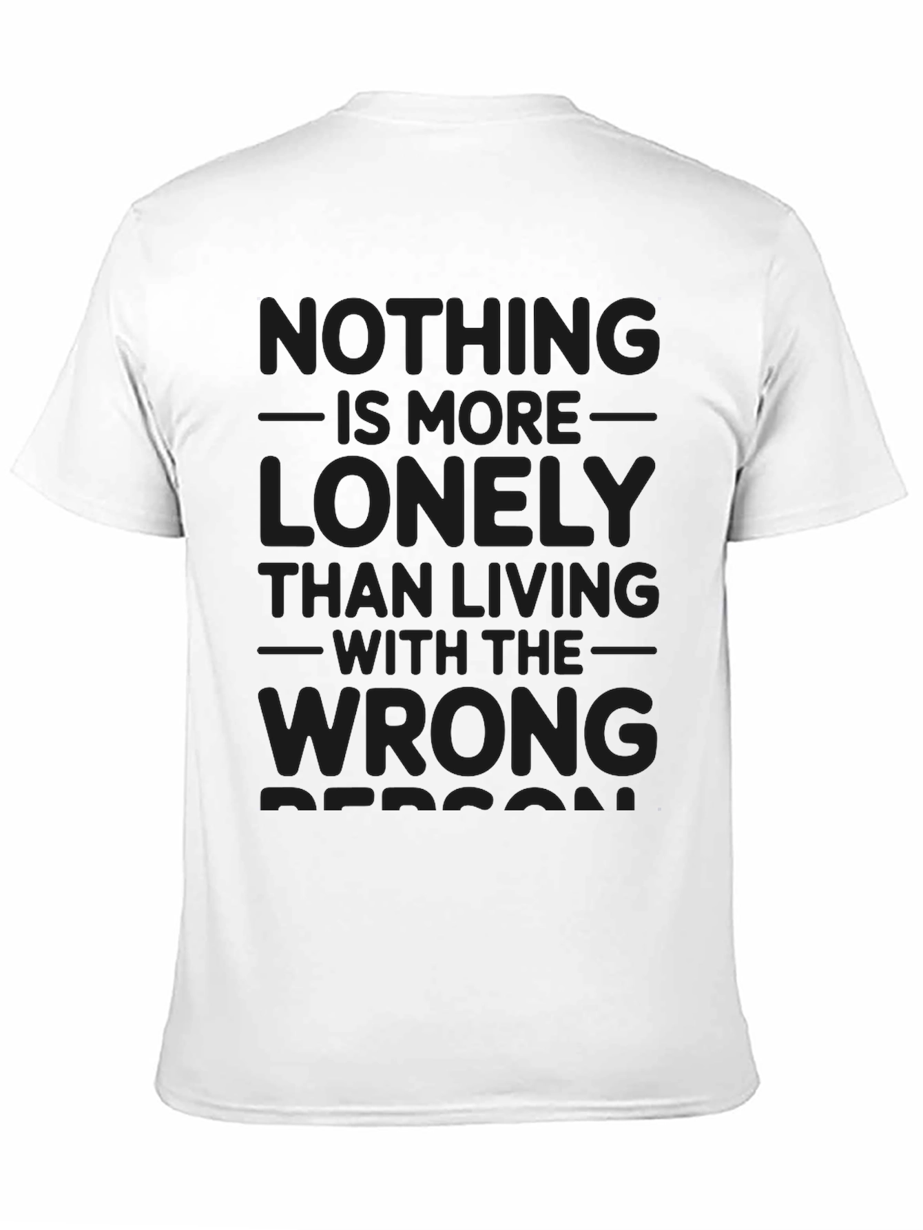 Lonely Living Graphic T-Shirt - Black