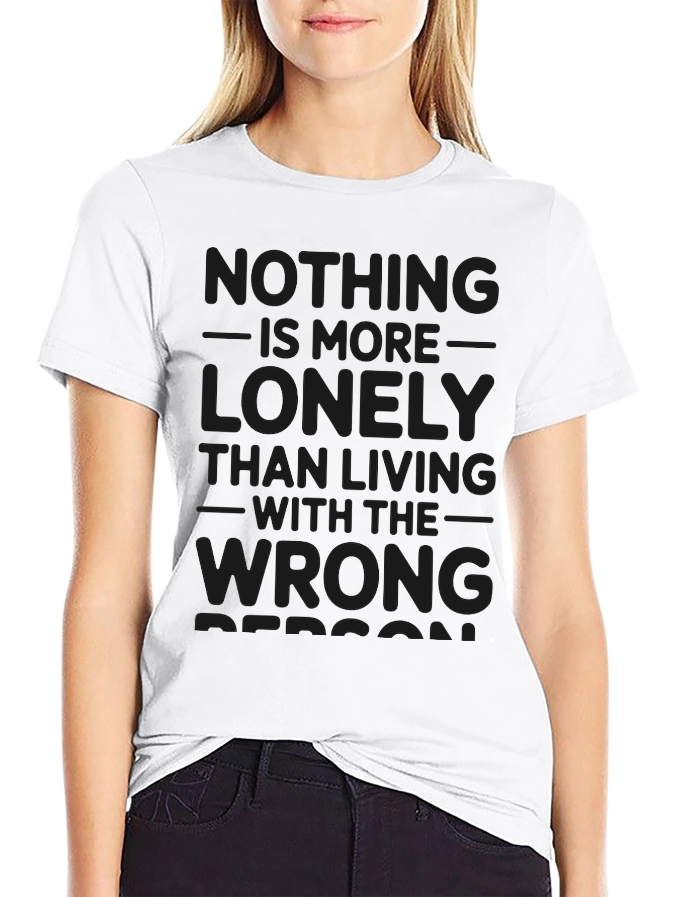 Lonely Living Graphic T-Shirt - Black