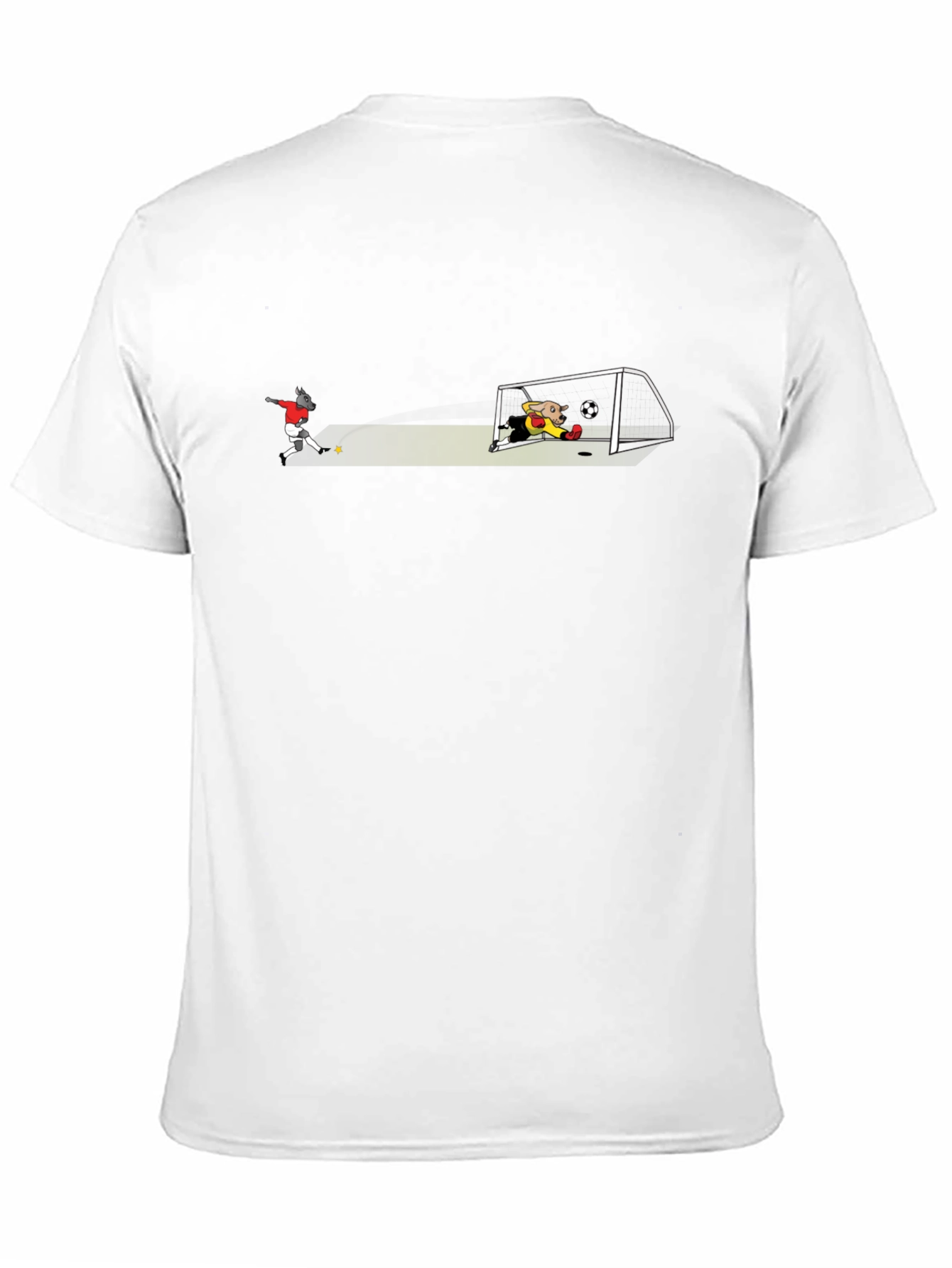 Soccer Goal Graphic T-Shirt - Black