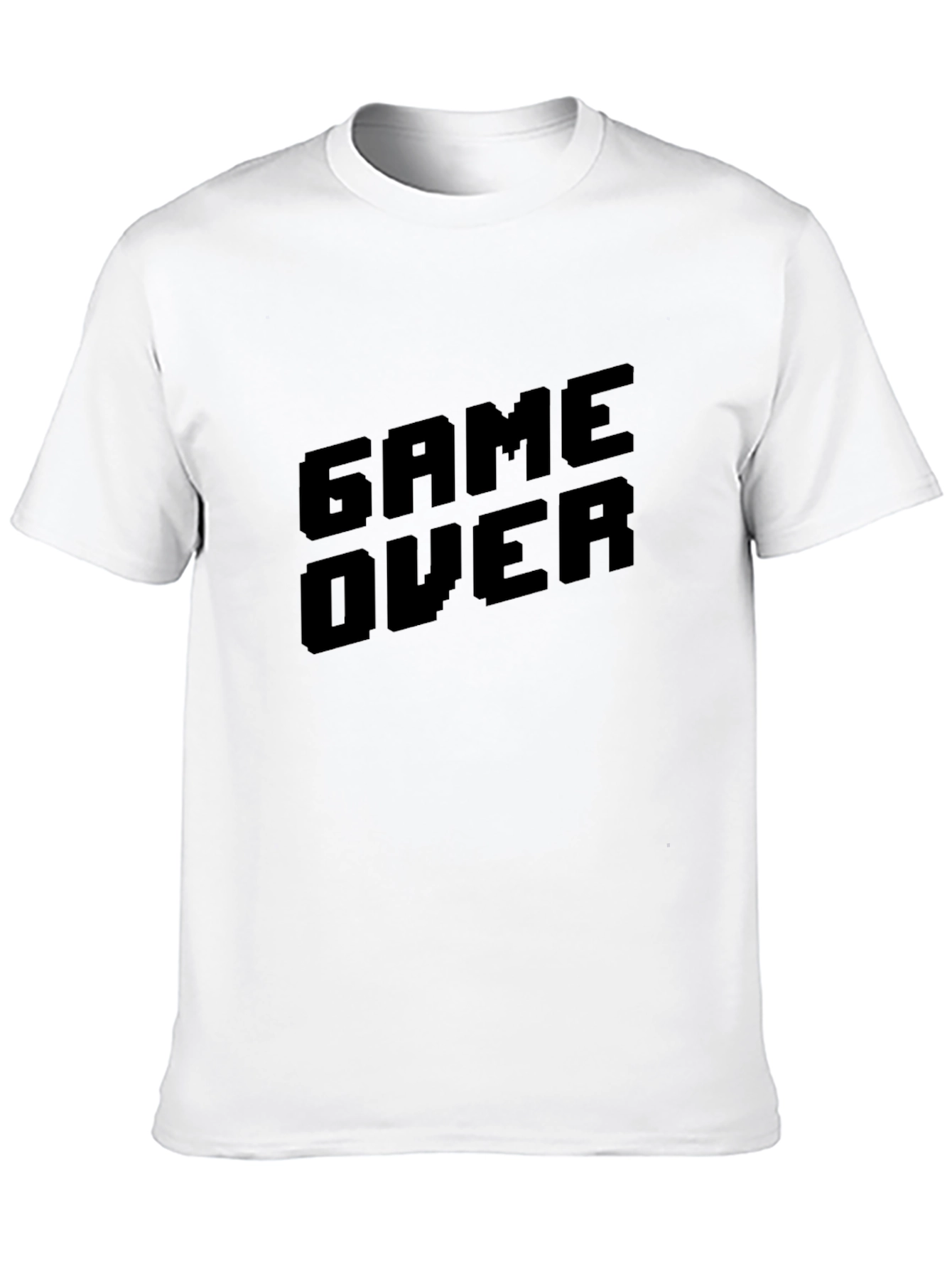 Game Over Black T-Shirt - Gamer Style Tee