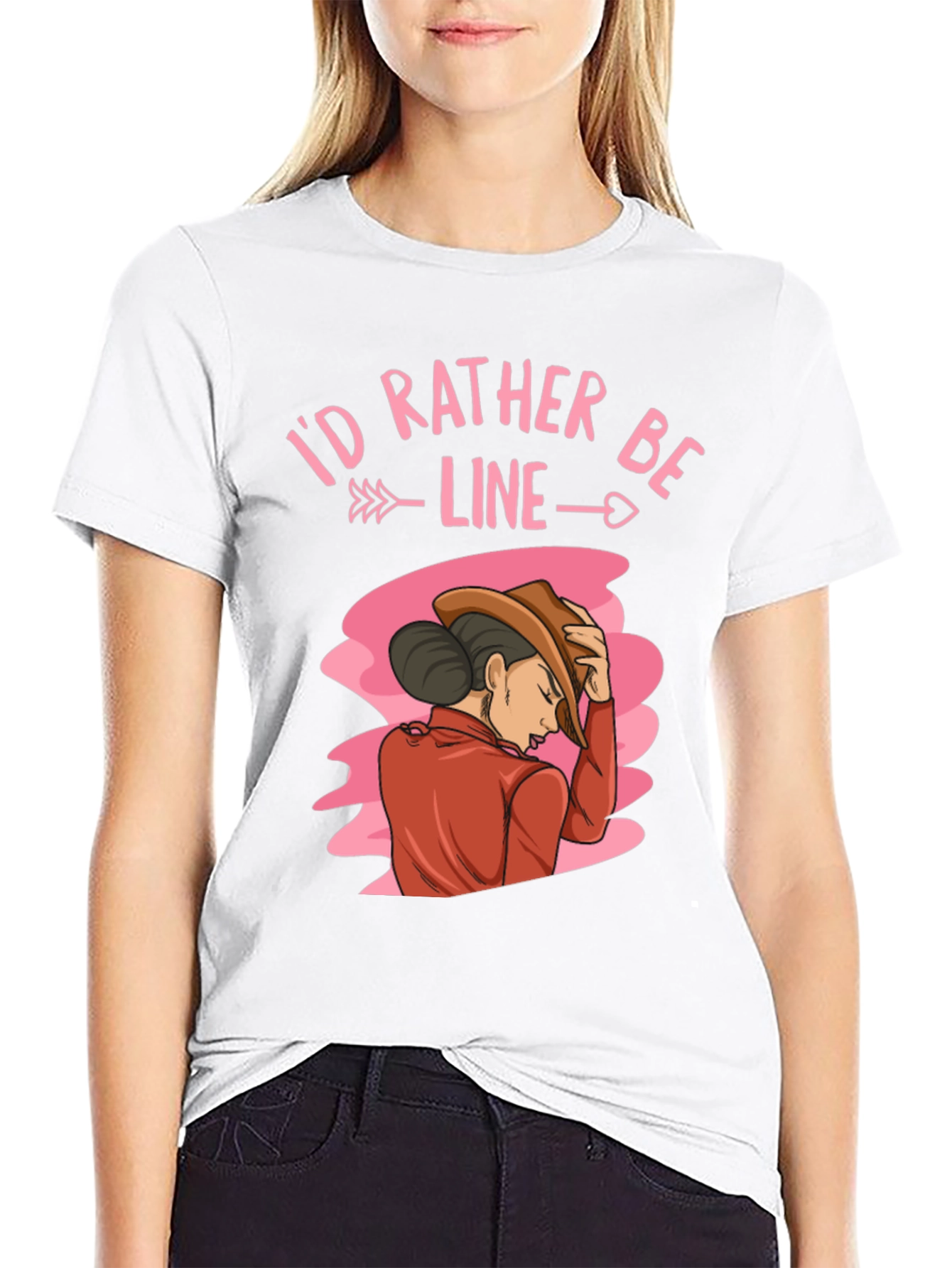 Id Rather Be Line Dancing T-Shirt