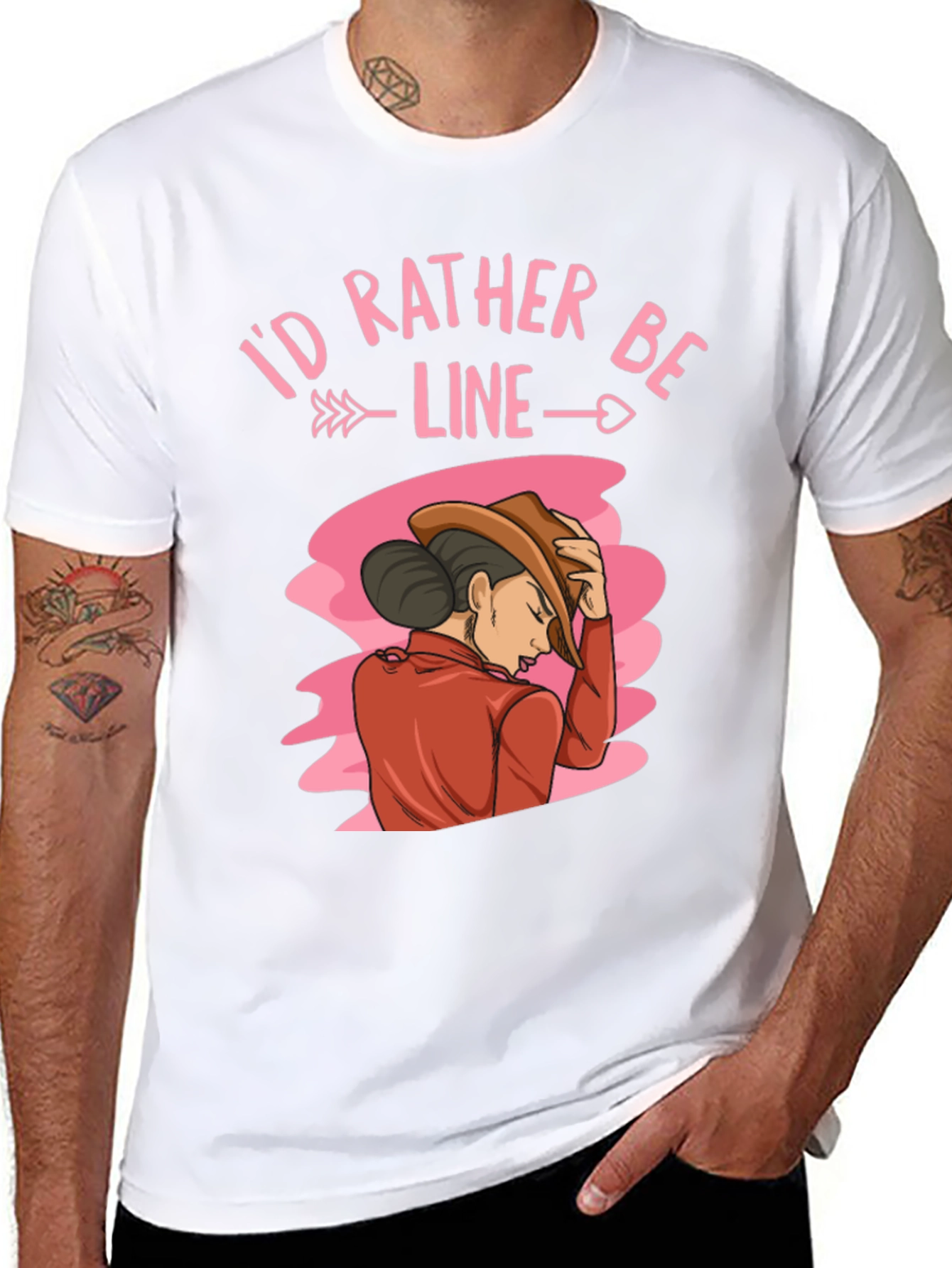 Id Rather Be Line Dancing T-Shirt