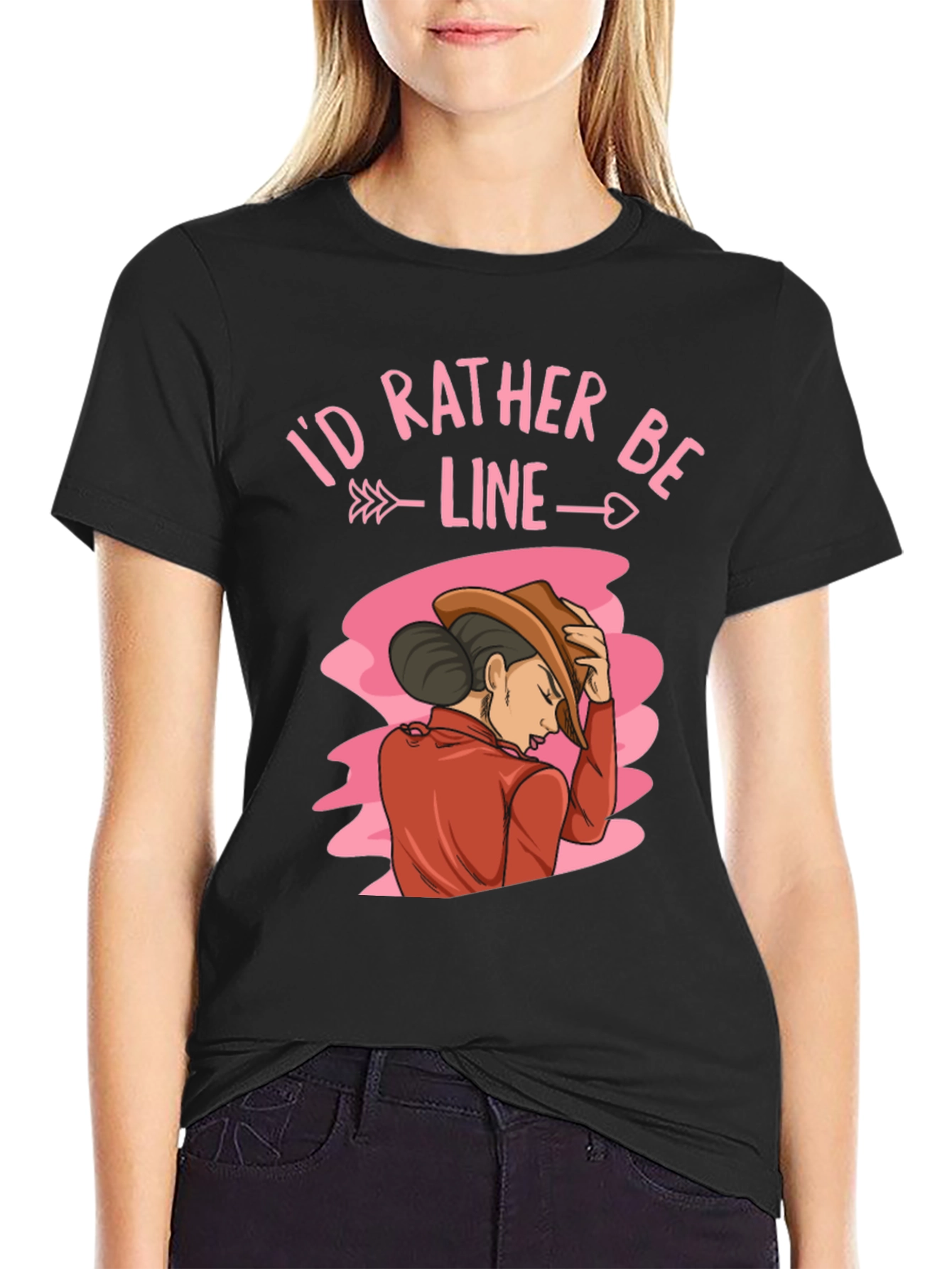 Id Rather Be Line Dancing T-Shirt