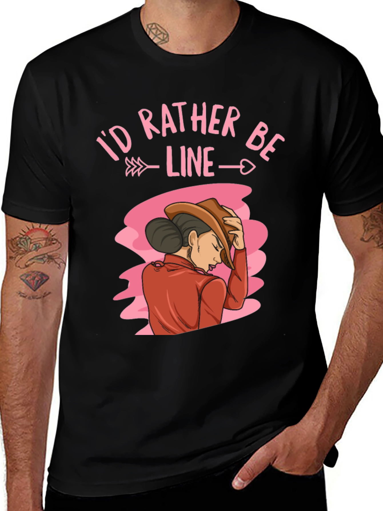 Id Rather Be Line Dancing T-Shirt