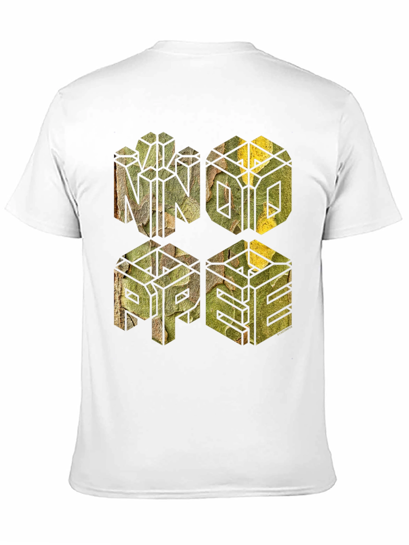Geometric Camo Graphic T-Shirt - MNOPE Design