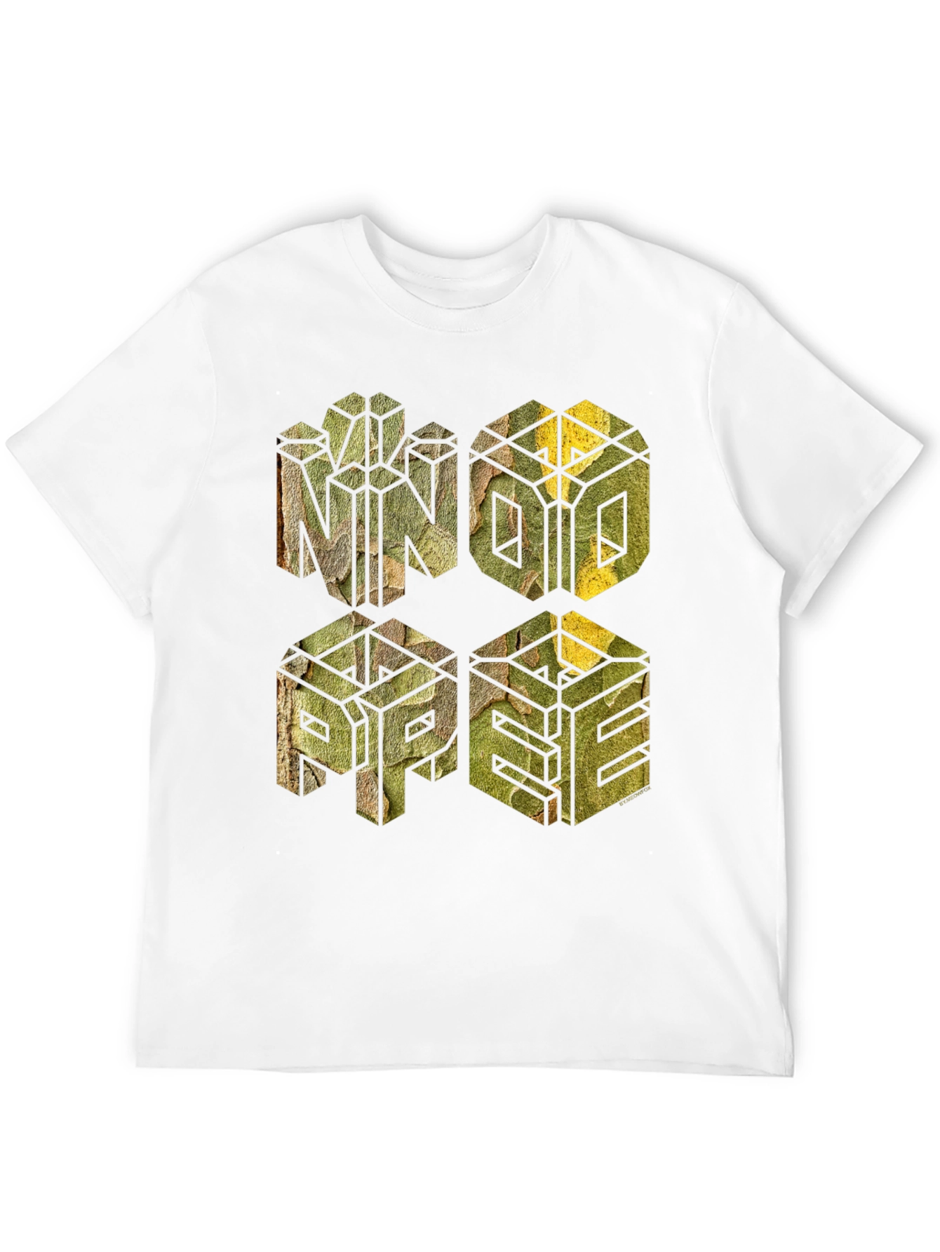 Geometric Camo Graphic T-Shirt - MNOPE Design